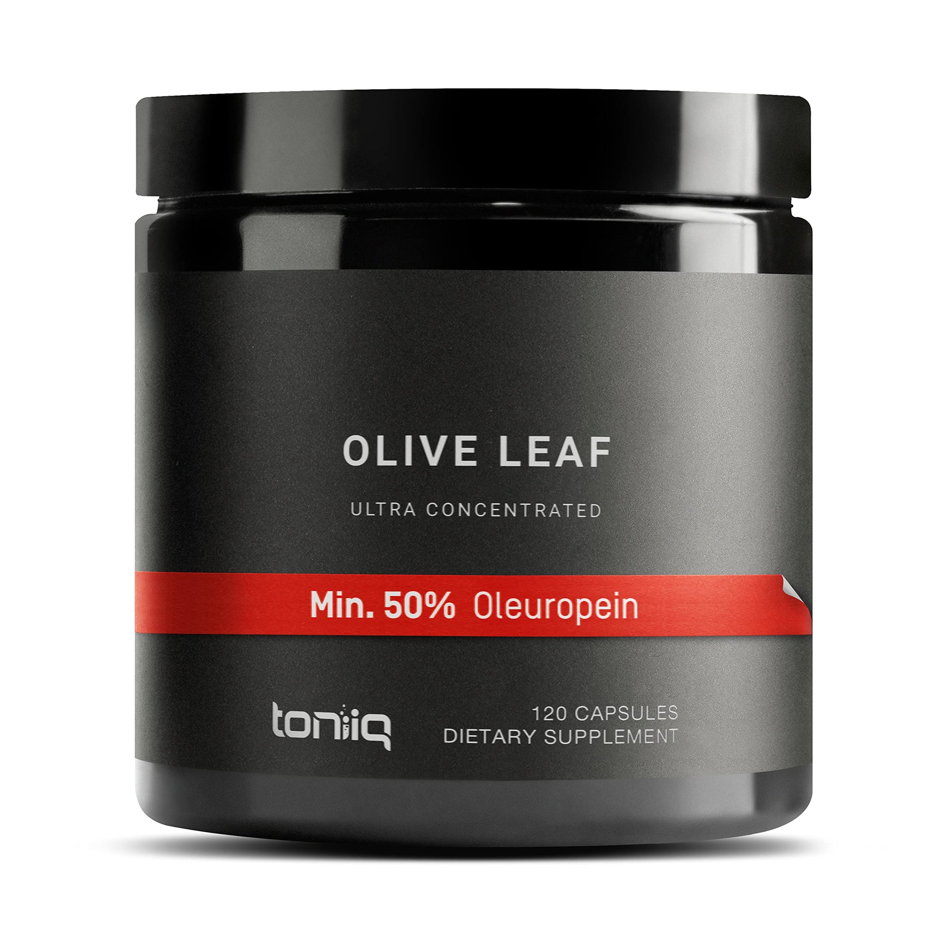 Toniiq Olive Leaf Extract - Ultra High Potency 45:1 Extract with 50% Oleuropein - Highly Concentrated - Third-Party Lab Tested - 120 Capsules Toniiq Au supplements