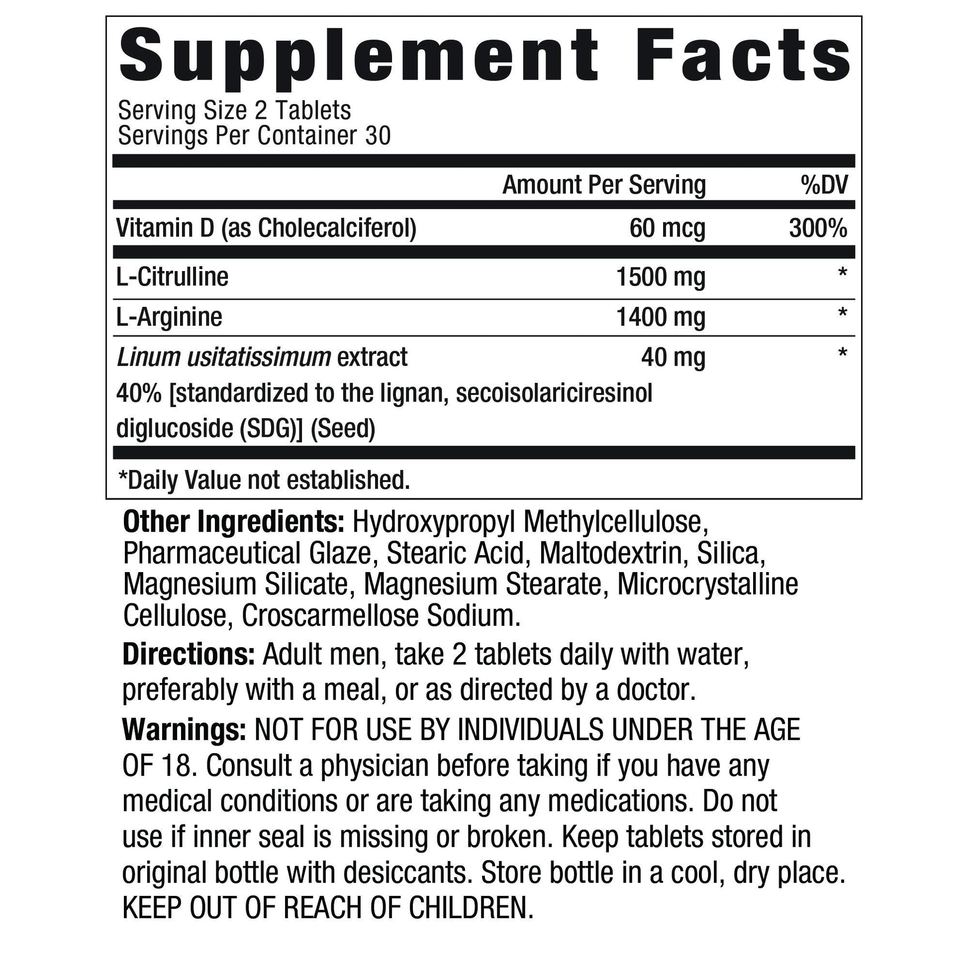 Ageless Male Performance Nitric Oxide Booster for Men - Promote Blood Circulation New Vitality Au supplements