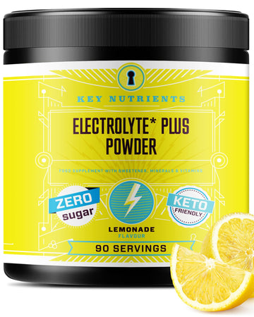 Key Nutrients Electrolytes Hydration Powder - Refreshing Lemonade Drink Mix KEY NUTRIENTS Au supplements