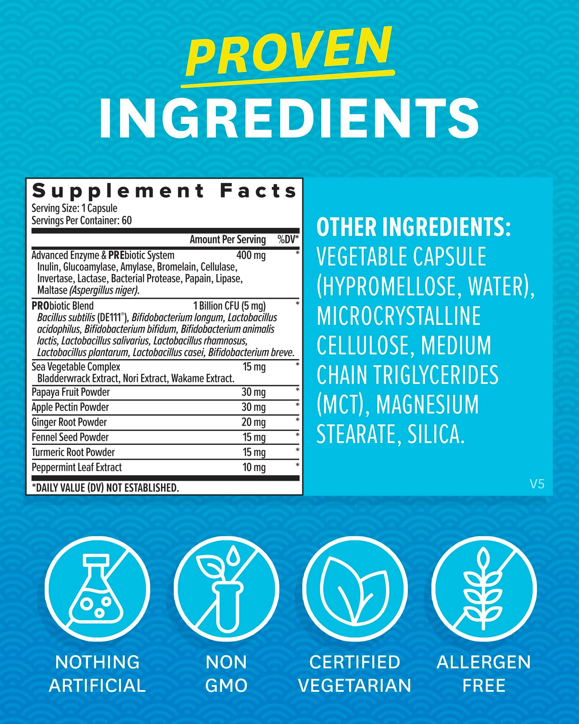 Zenwise Health Digestive Enzymes - Probiotic Multi Enzymes with Probiotics Zenwise Health Au supplements