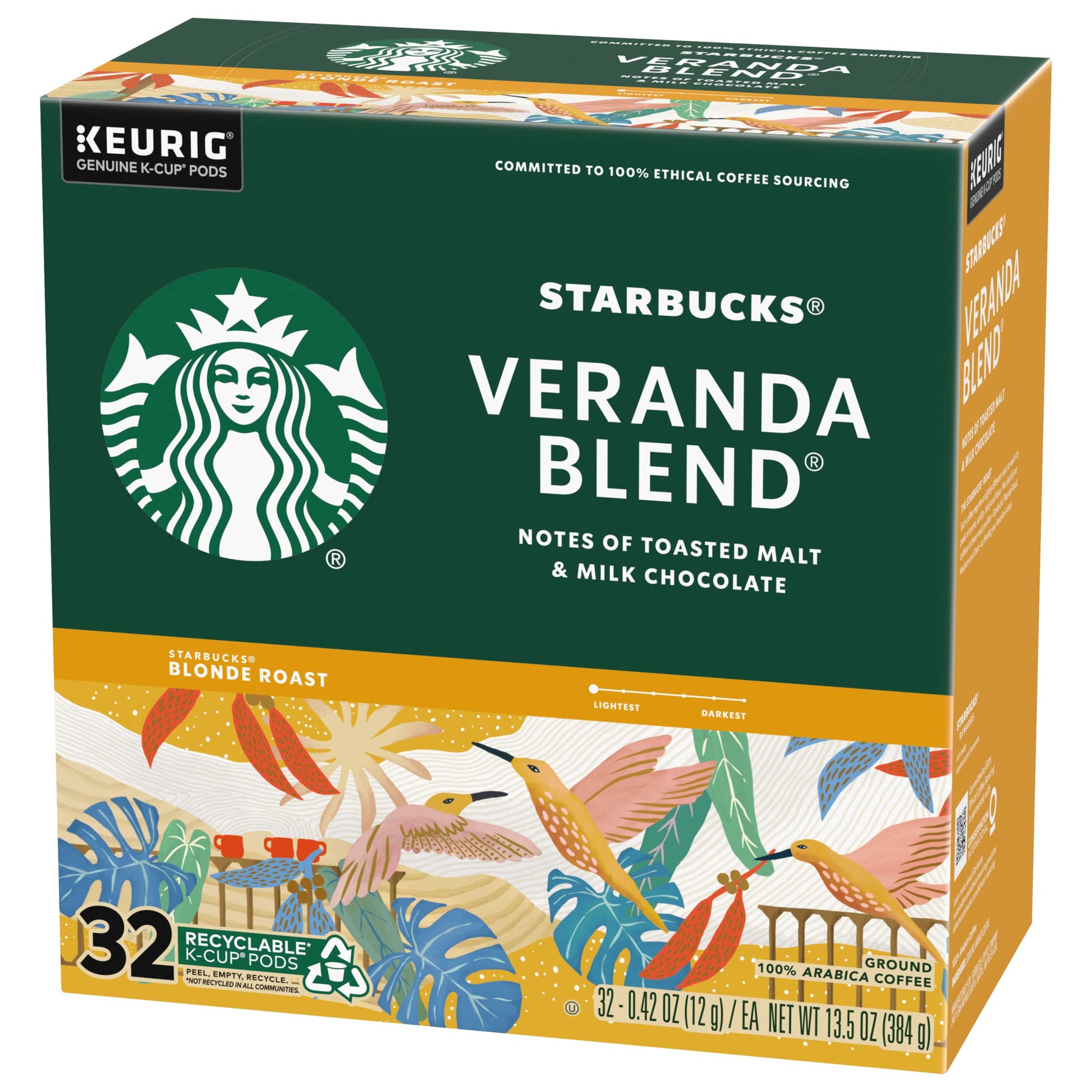 Starbucks Veranda Blend Coffee K-Cups,4/24 Pack-96 K-Cups Starbucks Au supplements