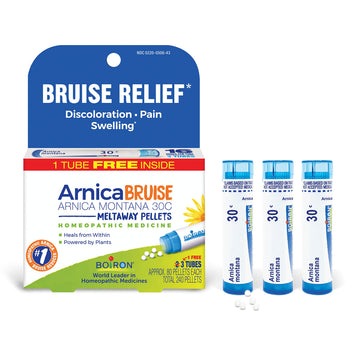 Boiron Arnica Bruise - Arnica Montana 30c for Relief of Pain, Swelling, and Discoloration from Bruises - 3 Count (240 Pellets) Boiron Au supplements
