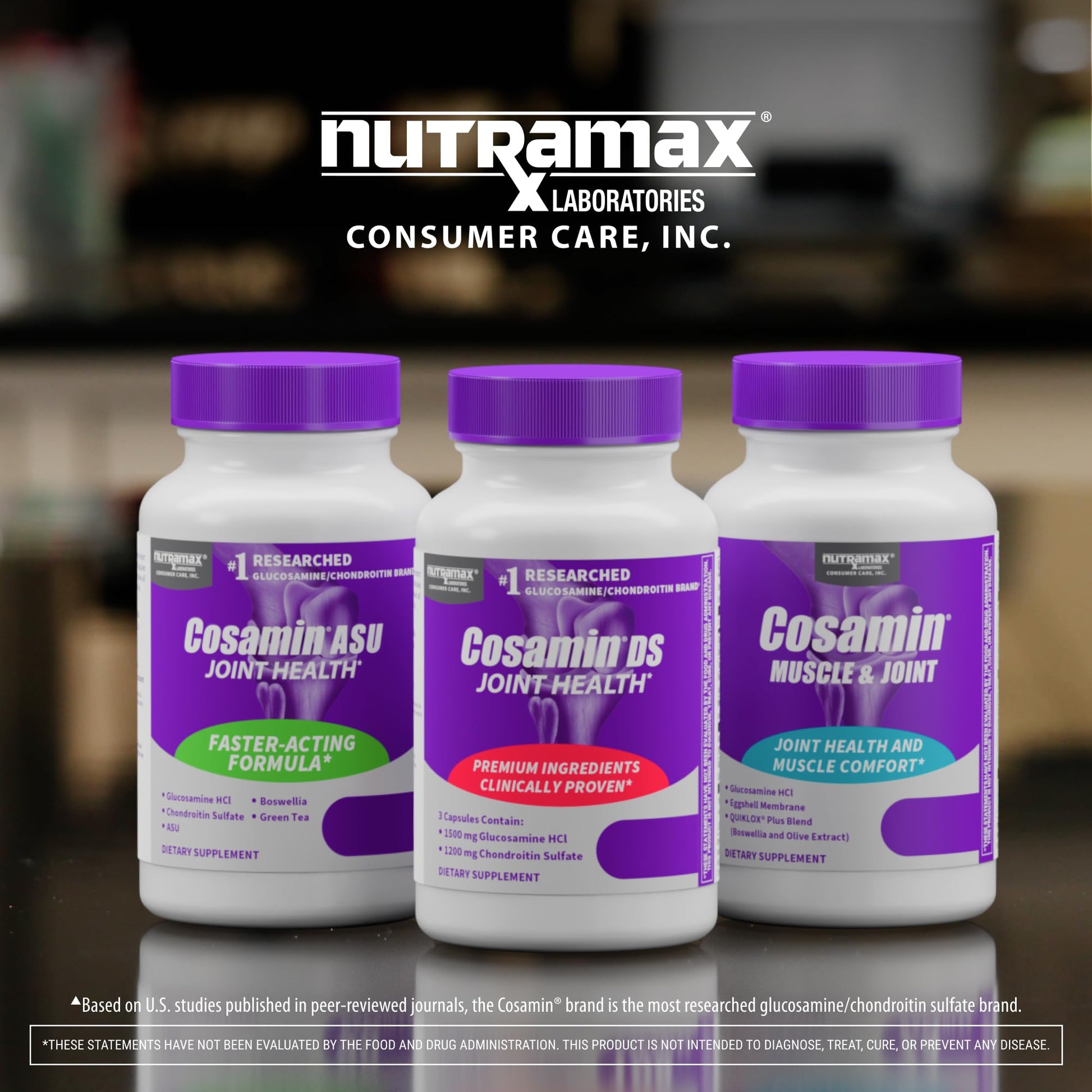 Nutramax Laboratories Cosamin® DS Joint Health Supplement with Glucosamine & Chondroitin for Adult Men & Women, Joint Supplement, 180 Capsules Nutramax Laboratories Au supplements