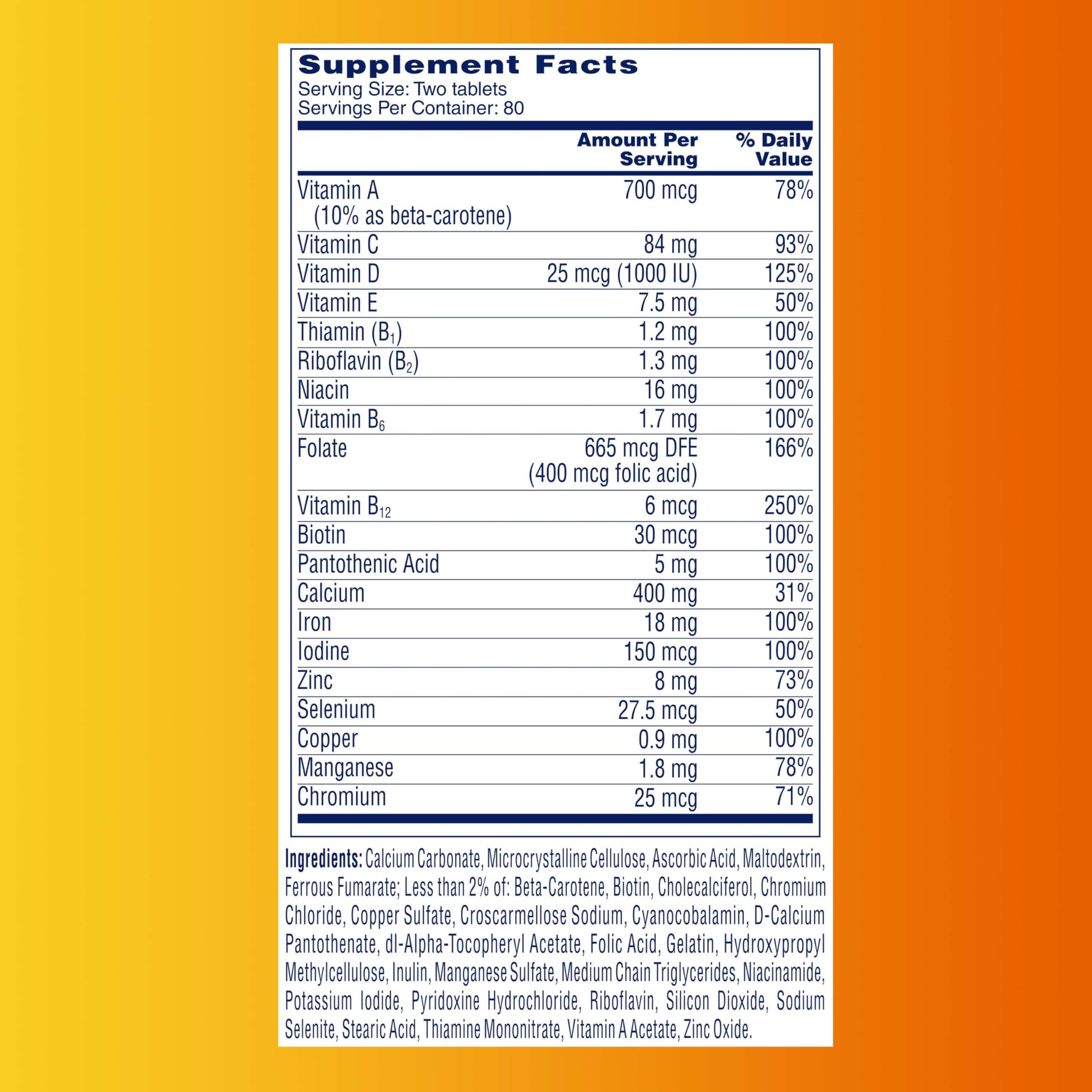 One A Day Women’s Petites Multivitamin,Supplement with Vitamin A, C, D, E and Zinc for Immune Health Support, B Vitamins, Biotin, Folate (as folic acid) & more,Tablet, 160 count ONE A DAY Au supplements