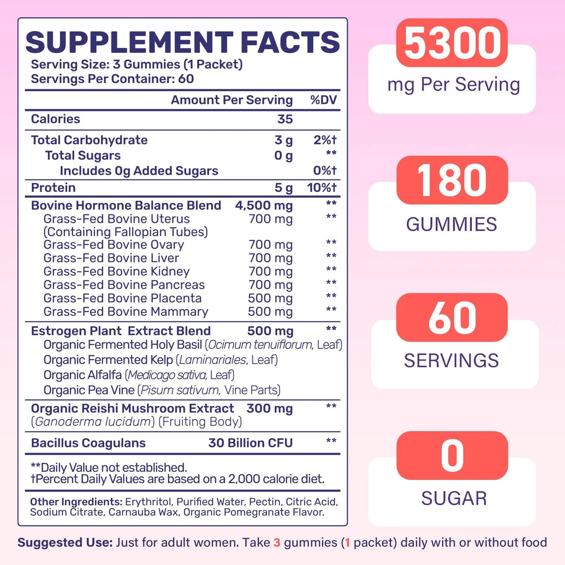 (180 Gummies) Beef Organ Supplement for Women - 5300mg Beef Liver, Kidney, Uterus & 10 More, for Hormone Balance, Menstruation, Energy, Immunity, Gut & Skin Health - 100% Grass Fed & Pasture Raise Fepoukak uk supplements