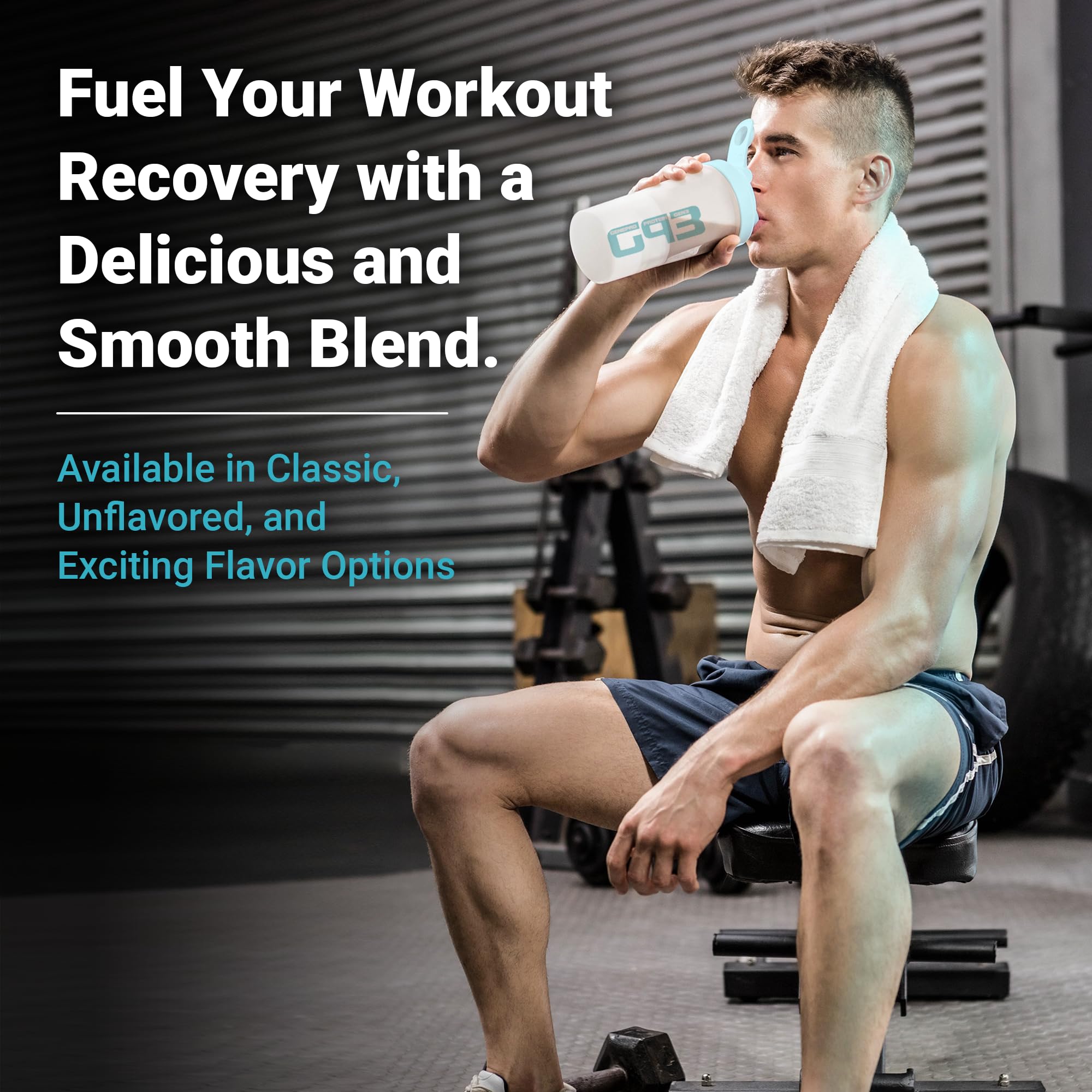 Genepro Unflavored Protein Powder - New Formula - Lactose-Free, Gluten-Free, & Non Genepro Gen. 3 The Protein Solution Au supplements