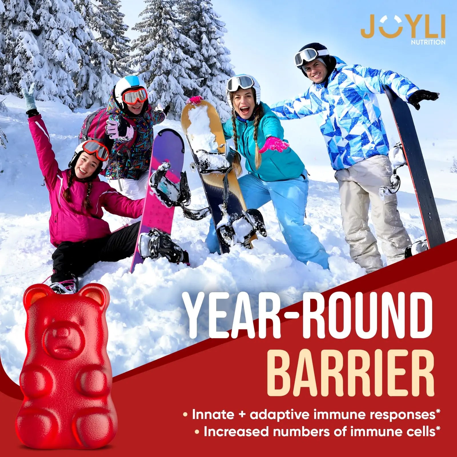 JOYLI Quercetin Gummies - Quercetin with Bromelain Zinc Vitamin C & Vitamin D3 - Quercetin Supplement 500MG for Immune System & Allergy - Quercetin for Kids and Adults - 60 Quercetin Chewable JOYLI Nutrition Au supplements