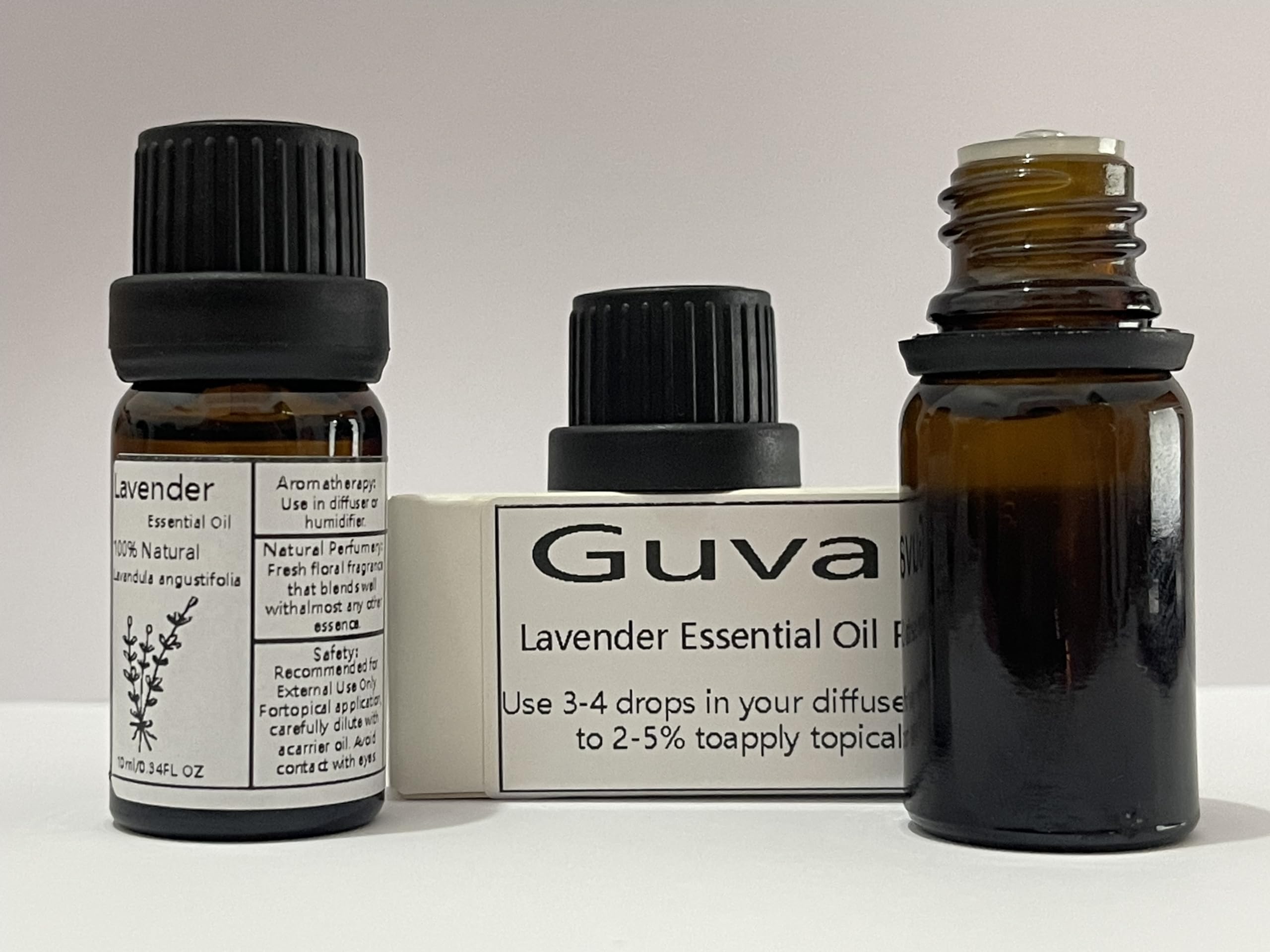 Guvar Lavender Essential Oil Pure for Diffuser for Aromatherapy and Home 100% Pure Natural Extraction Guvar Au supplements
