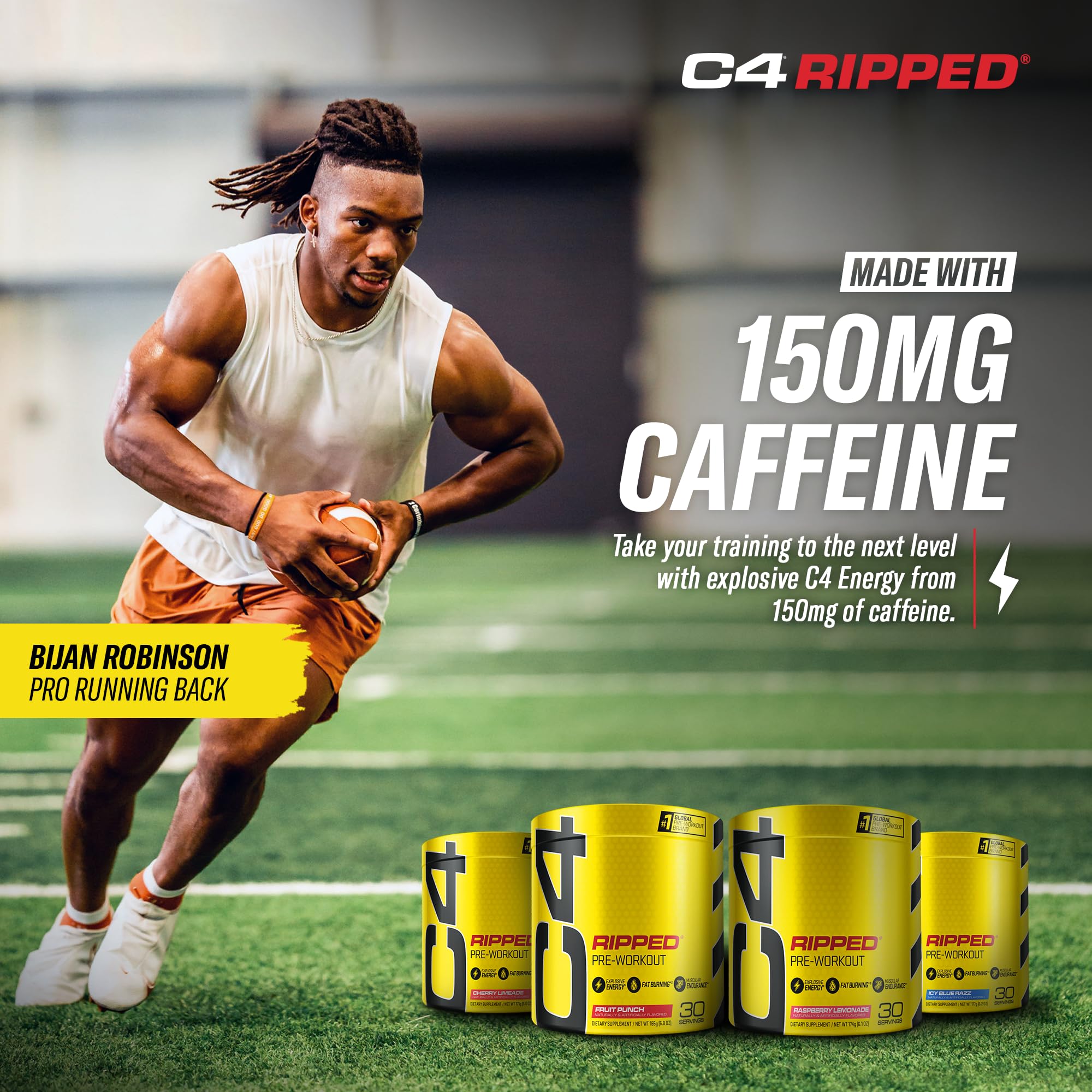 Cellucor C4 Ripped Pre Workout Powder Cherry Limeade | Creatine Free + Sugar Free Cellucor Au supplements