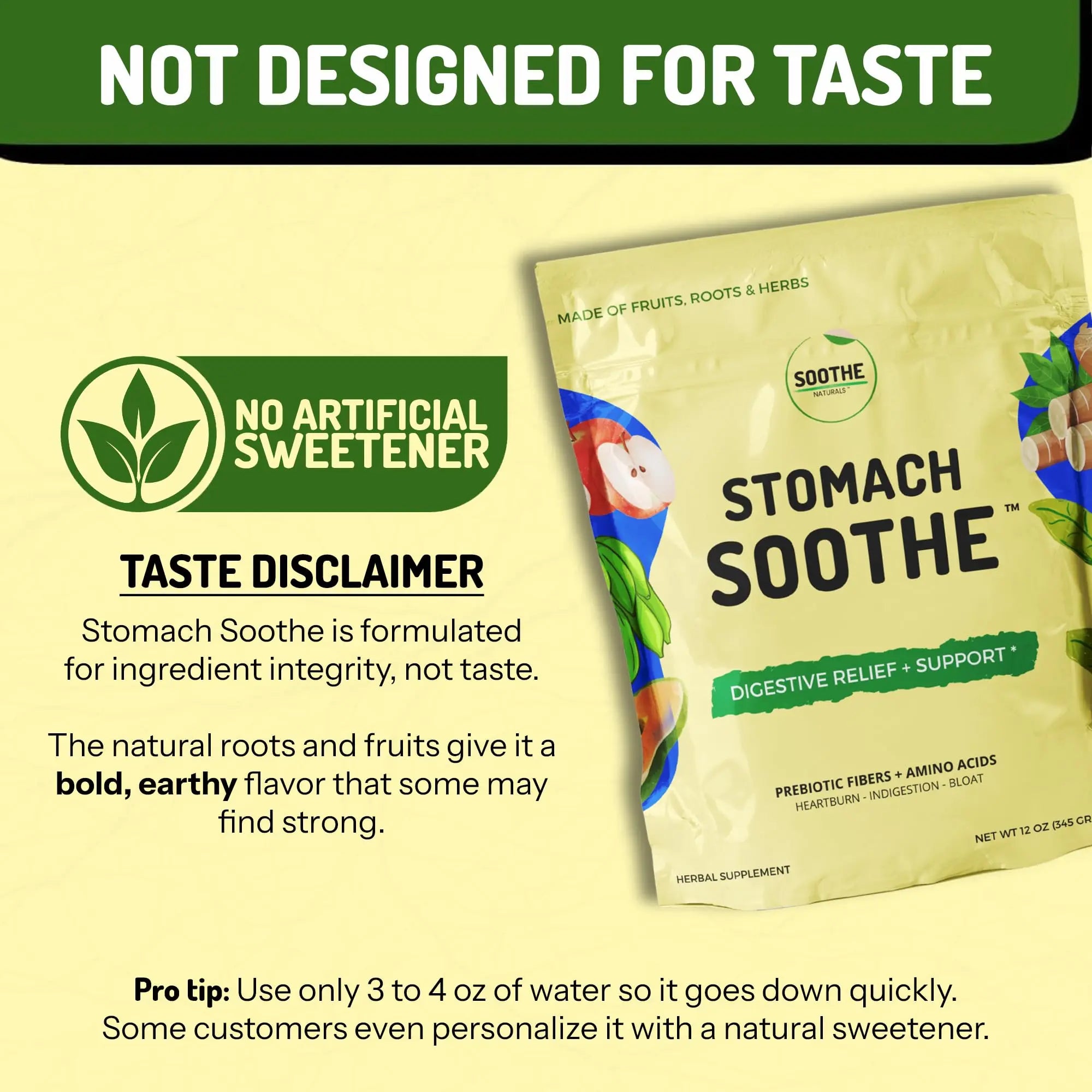 Stomach Soothe Soothe Naturals Acid Reflux Powder - L Glutamine for Gut Health, Acid Reflux Medicine, Leaky Gut Repair, Gut Lining Repair, Alginate for Acid Reflux (30 Servings) Stomach Soothe Au supplements