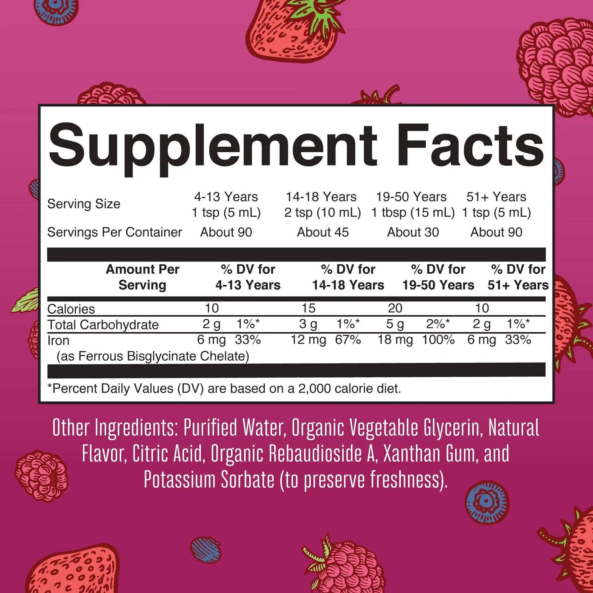 MaryRuth's MaryRuth's Liquid Morning Multivitamin +Hair Growth (Peach Mango, 15.22oz) & Iron Liquid (Berry) | Clean Label Project Verified® | MARYRUTH'S Au supplements
