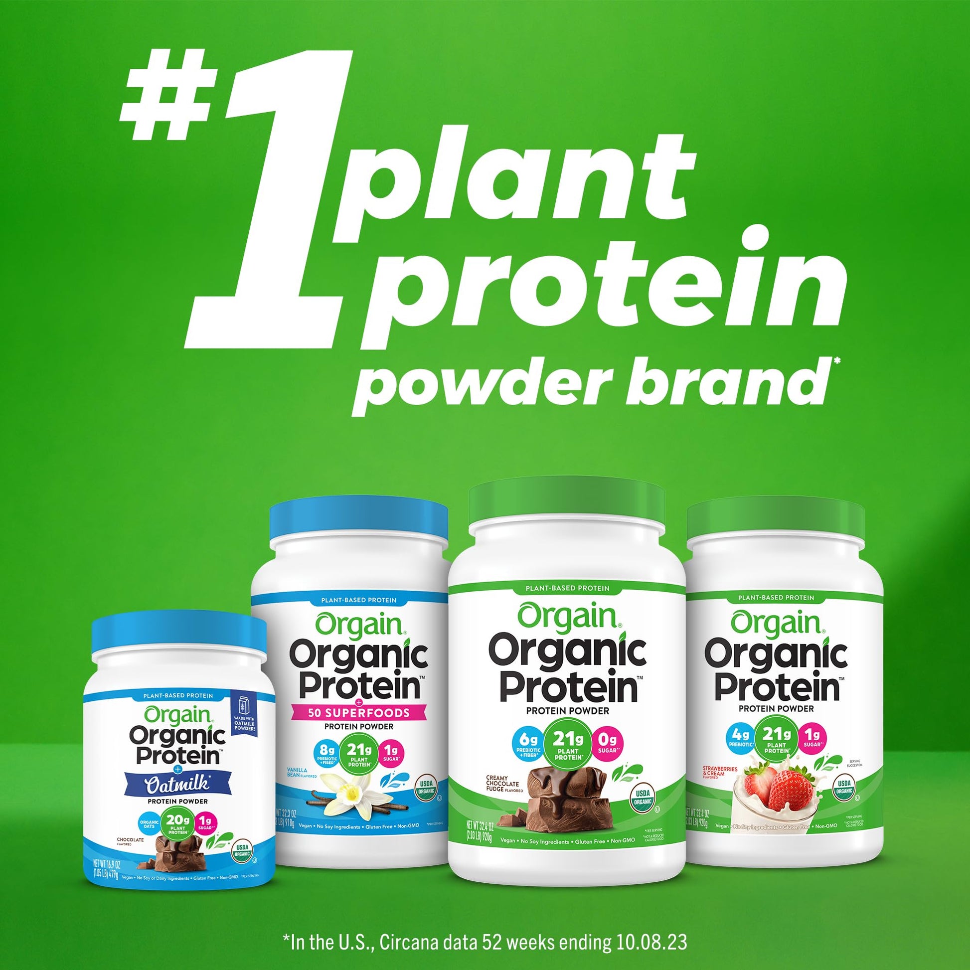 Orgain Organic Vegan Protein Powder + 50 Superfoods, Strawberries and Cream Orgain Au supplements
