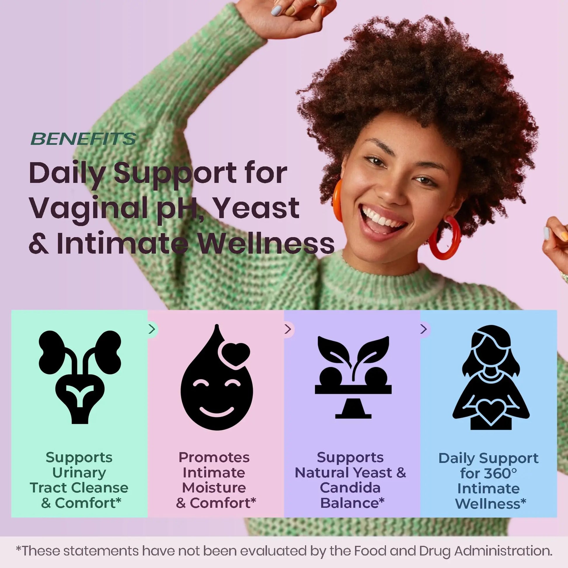 UTI Flora & Odor Pro+ & UTI Yeast & pH Pro+ | Pack of 2 | Vaginal Probiotics for Feminine Hydration & Freshness Support | Third-party Tested, cGMP Facility, Vegan, Non-GMO, Gluten-Free | 60+60 Caps FIRSTORGANIC Au supplements