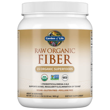 Garden Of Life Raw Organic Superfood Fiber for Constipation Relief, 1.77oz (803g) Powder Garden of Life Au supplements