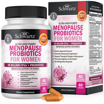 Menopause Support Probiotics for Women - Unique Menopause Relief for Hot Flashes BioSchwartz Au supplements