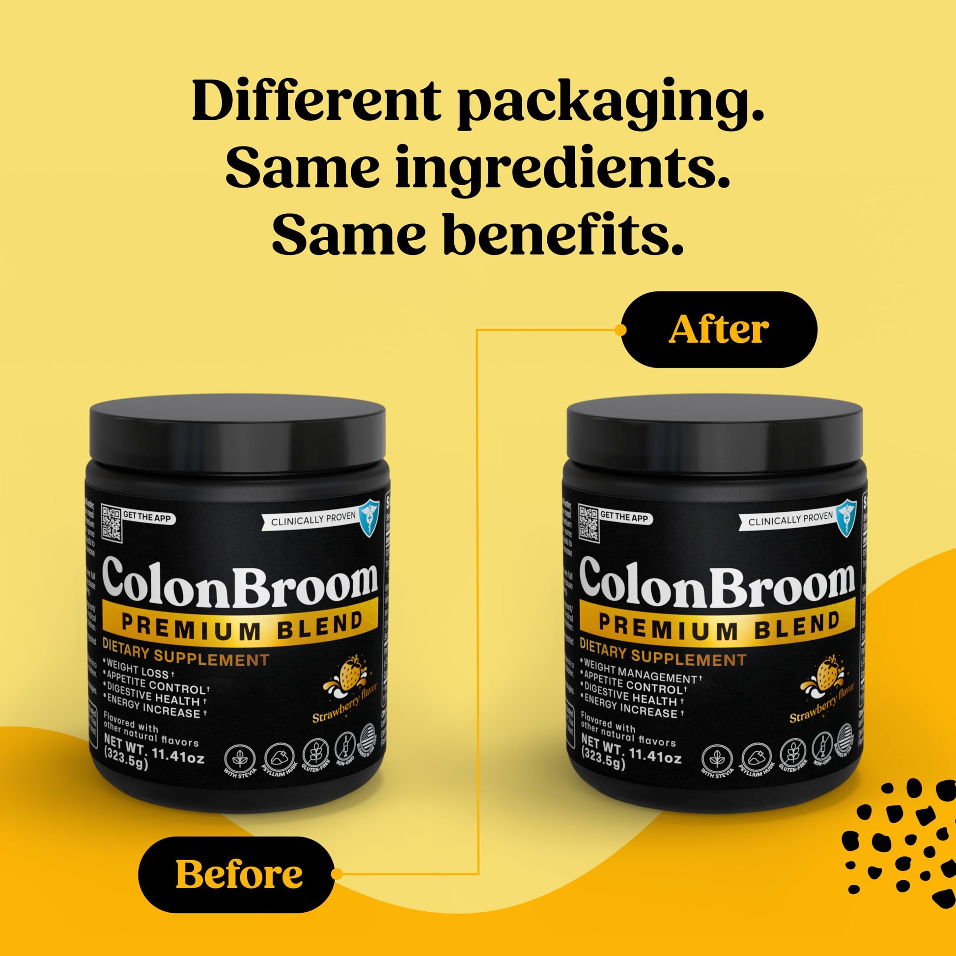 ColonBroom Premium Weight Management Supplement (Strawberry) - Colon Broom Psyllium Husk Fiber Powder Drink - Gluten Free, Non-GMO Colon Cleanse for Bloating Relief & Gut Health, 200 Servings ColonBroom Au supplements