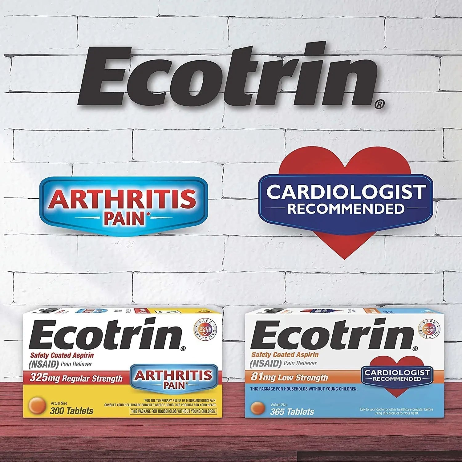 Ecotrin Low Strength Safety Coated Aspirin, NSAID 81mg, 45 count Ecotrin Au supplements