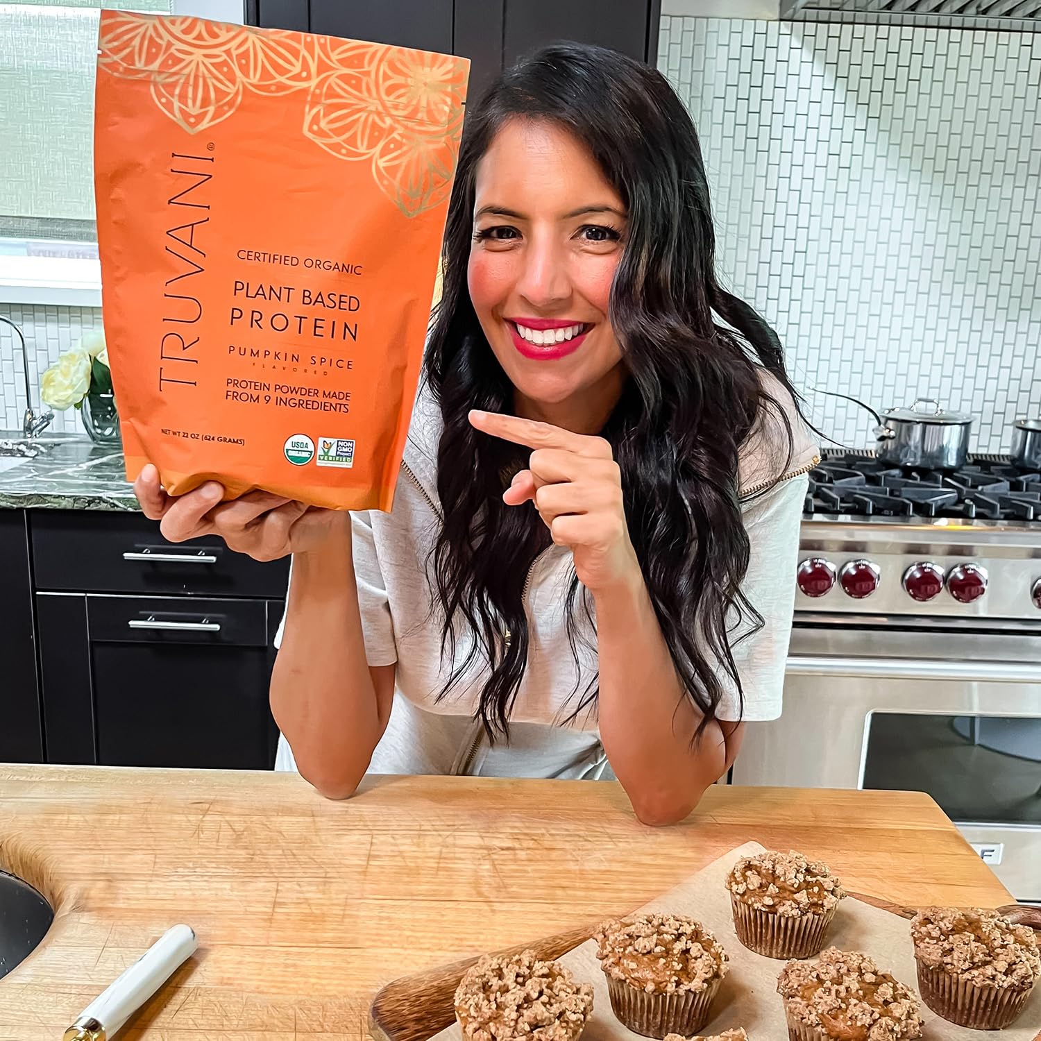 Truvani Organic Vegan Protein Powder Pumpkin Spice - 20g of Plant Based Protein Truvani Au supplements