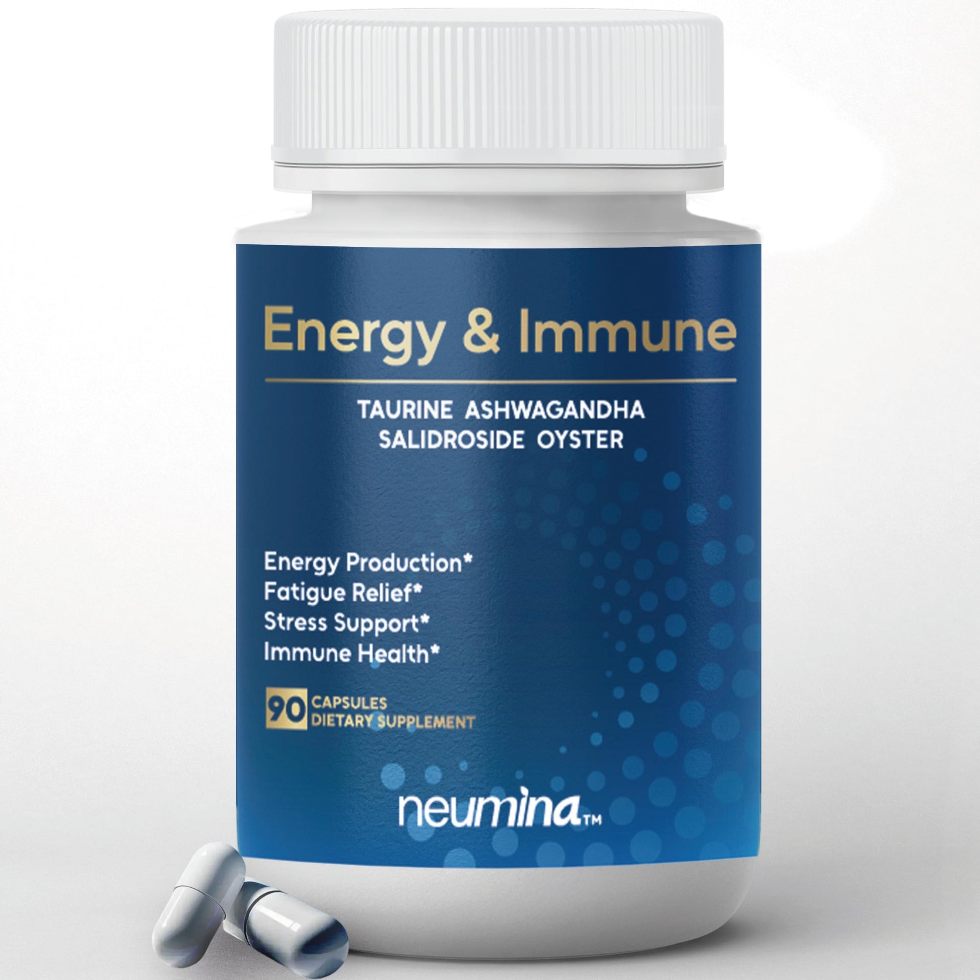 NEUMINA Men's Energy & Immune Complex, Energy Production, Fatigue Relief, Stress Support, Immune Health, Non-GMO, Made in USA, 90 Servings NEUMINA Au supplements