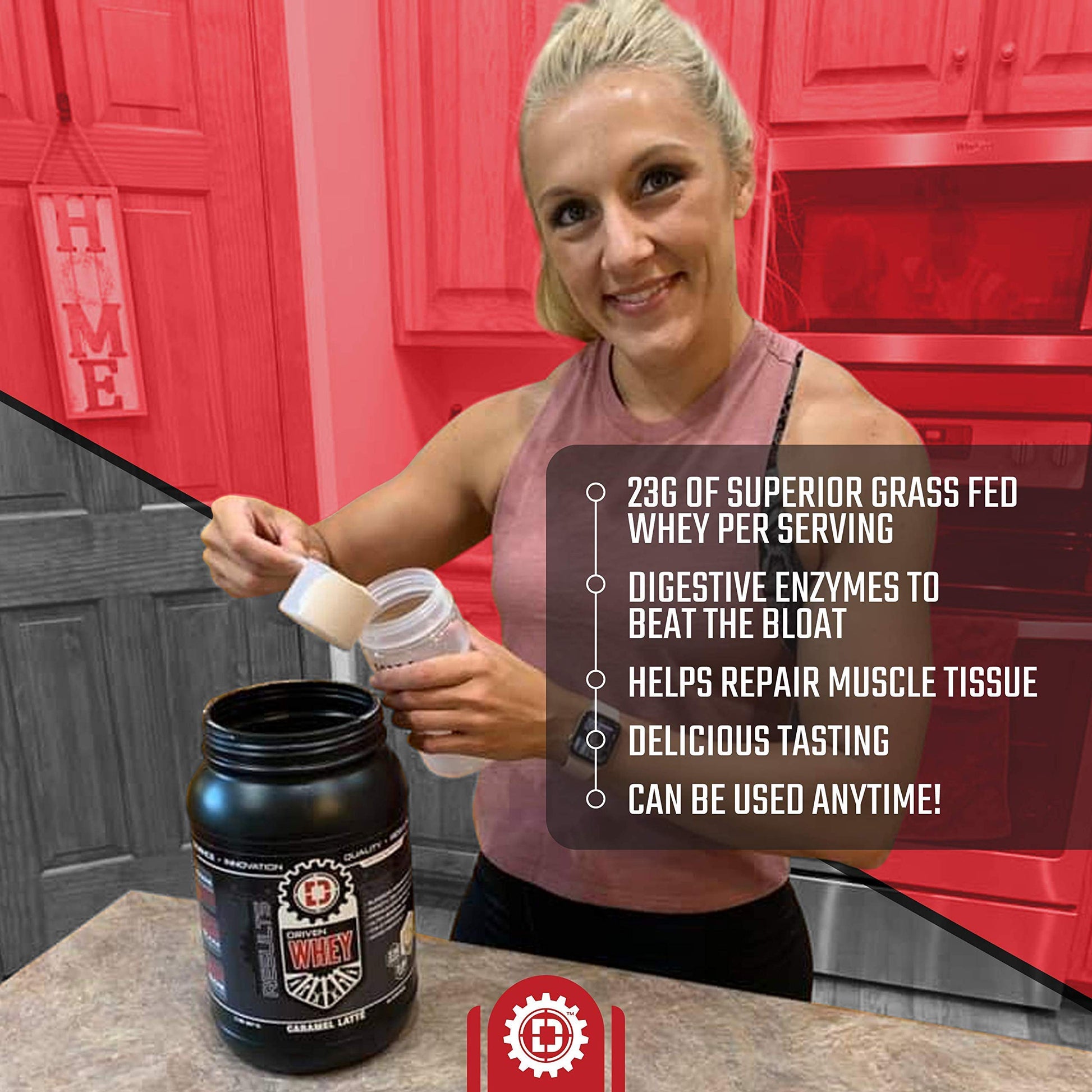 Driven WHEY- Grass Fed Whey Protein Powder: Delicious, Clean Protein Shake Driven Nutrition Au supplements