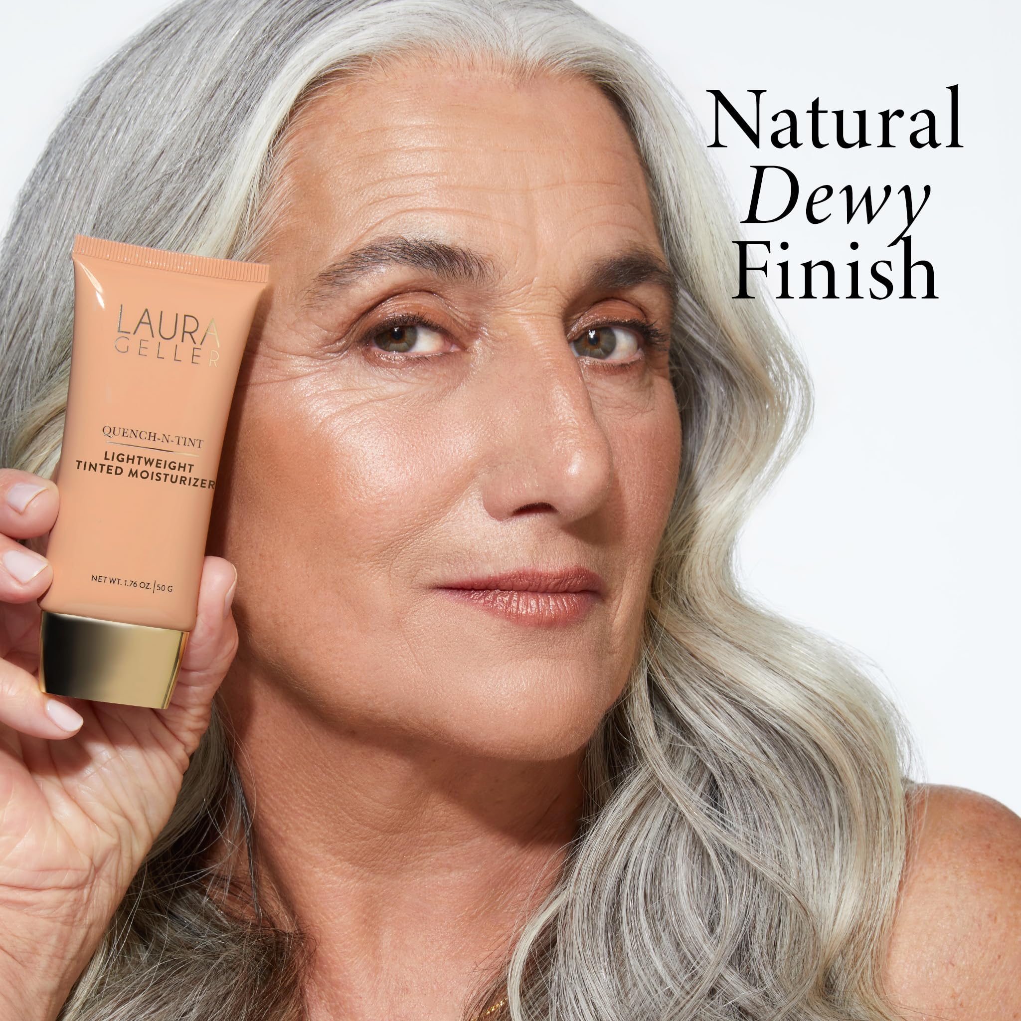 LAURA GELLER NEW YORK Quench-n-Tint Tinted Moisturizer - Sheer to Light Buildable Coverage - Natural Glow Finish - Lightweight Formula with Hyaluronic Acid, 04 Medium LAURA GELLER NEW YORK Au supplements