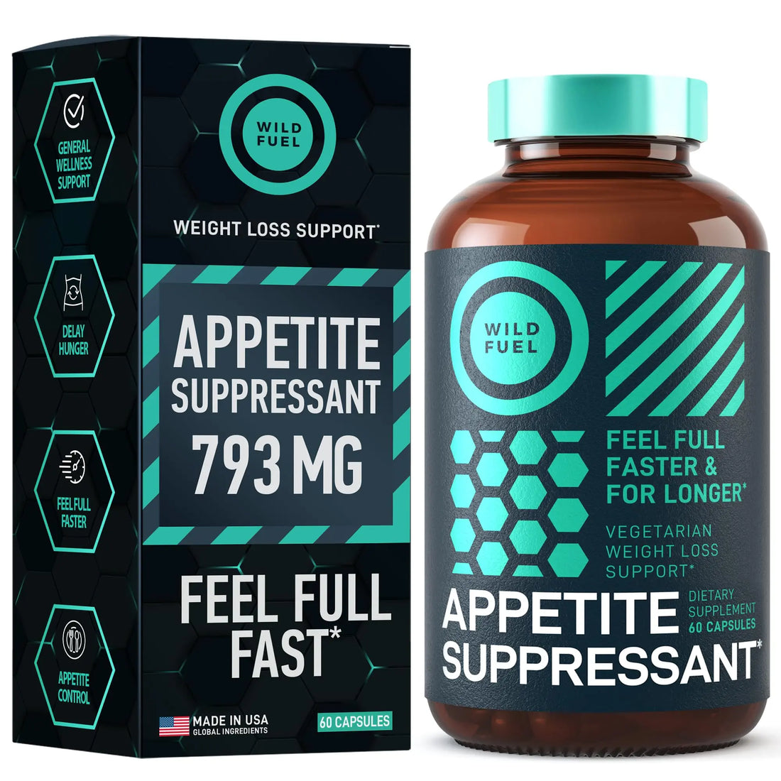 Appetite Suppressant for Weight Loss, Hunger Suppressant - Diet Pills That Work Fast WILD FUEL uk supplements