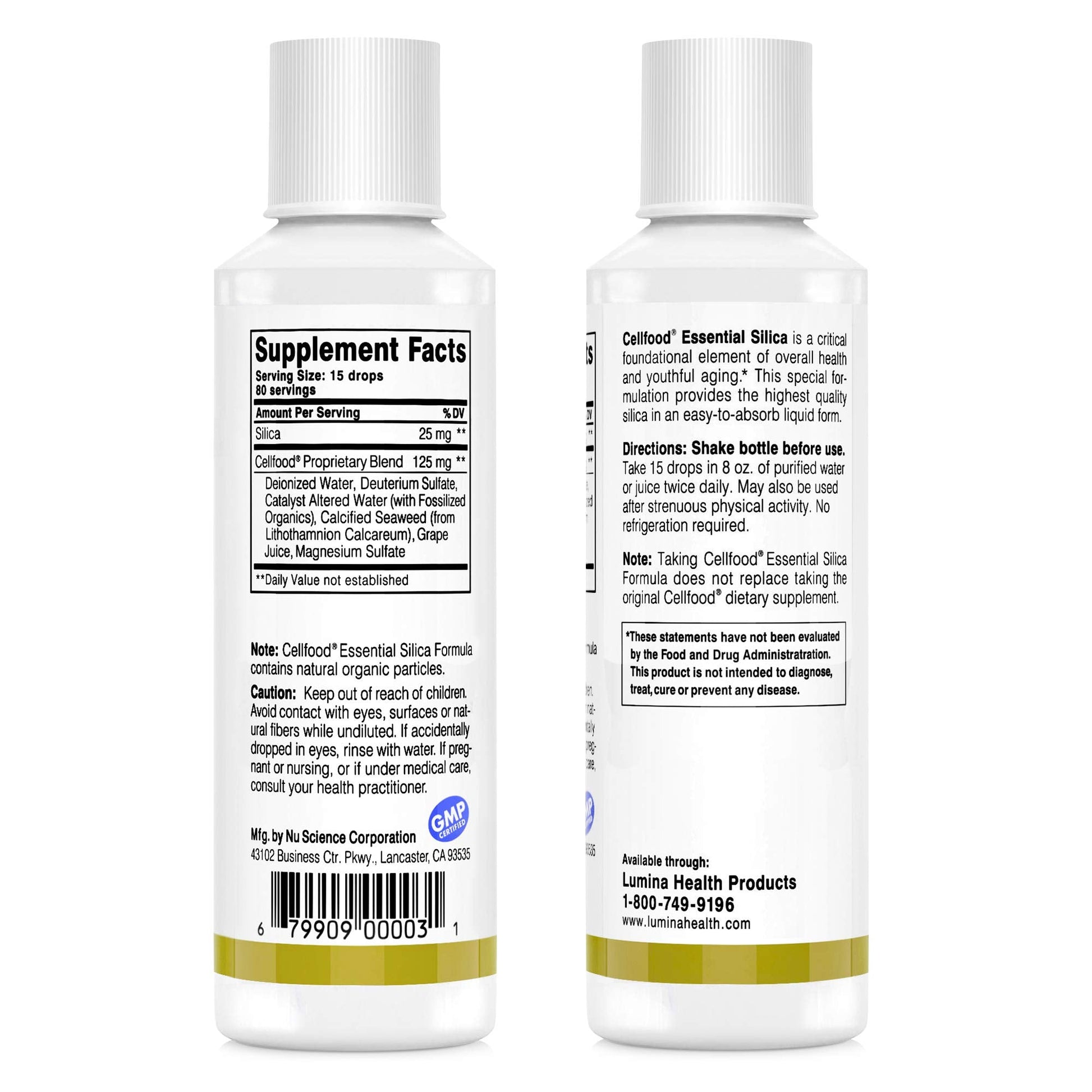 Cellfood Essential Silica Anti-Aging Formula, 4 fl oz - Supports Healthy Bones, Joints, Hair Cellfood Au supplements