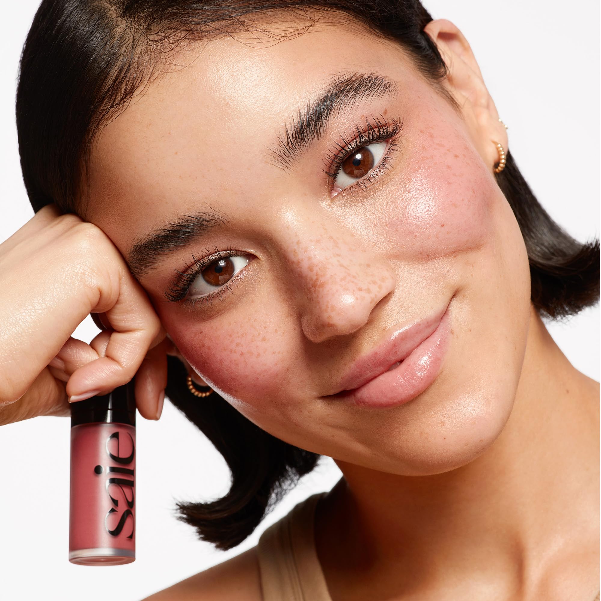Saie Radiant Glow Duo - Dew Liquid Blush (Chilly, .40 oz) + Glowy Super Gel (Starglow, 1 oz) - Hydrating Cream Blush & Illuminating Primer for a Luminous, Natural Finish Saie Au supplements