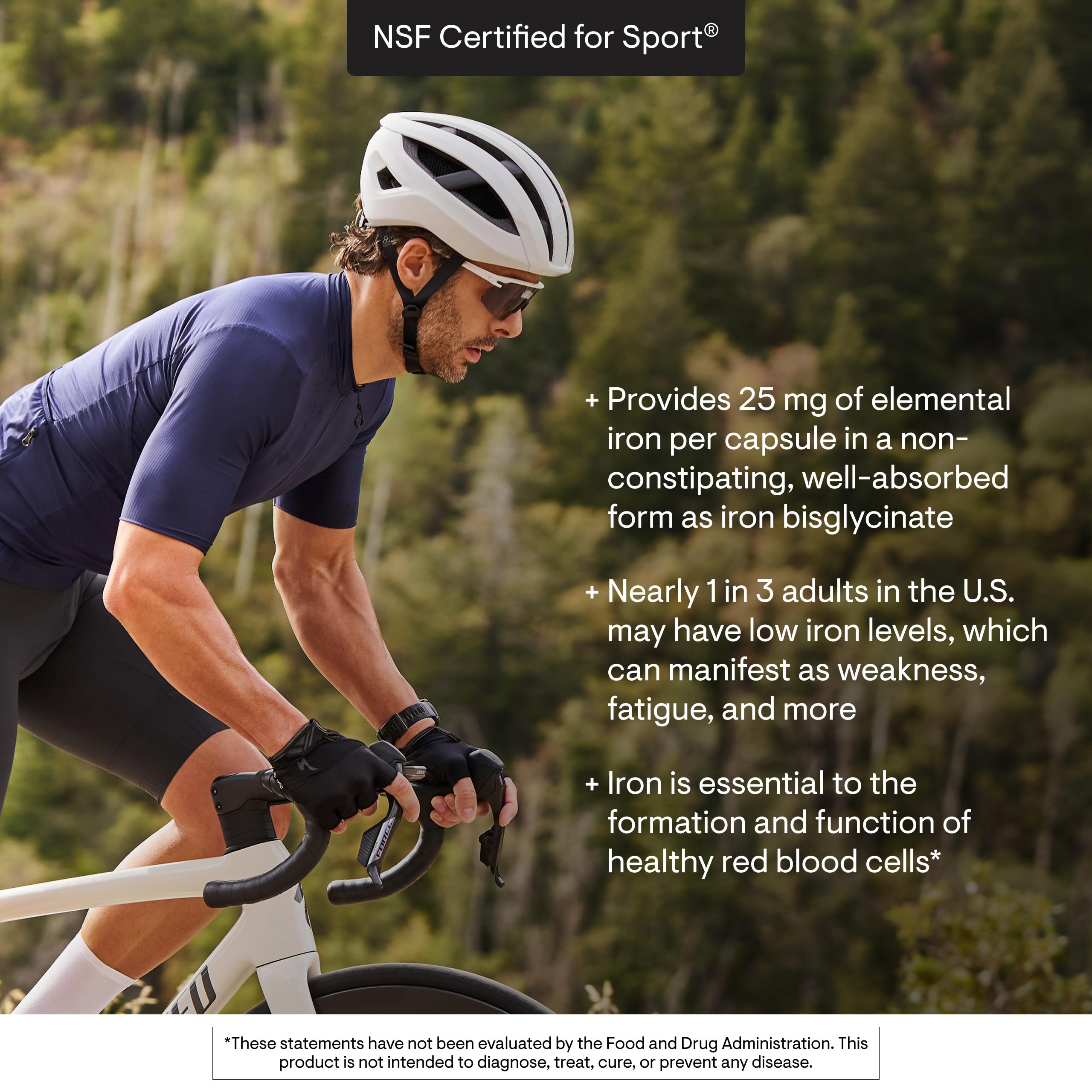 THORNE - Iron Bisglycinate - 25 mg Iron Supplement for Enhanced Absorption Without Gastrointestinal Side Effects* - NSF Certified for Sport - Gluten-Free - 60 Servings THORNE Au supplements