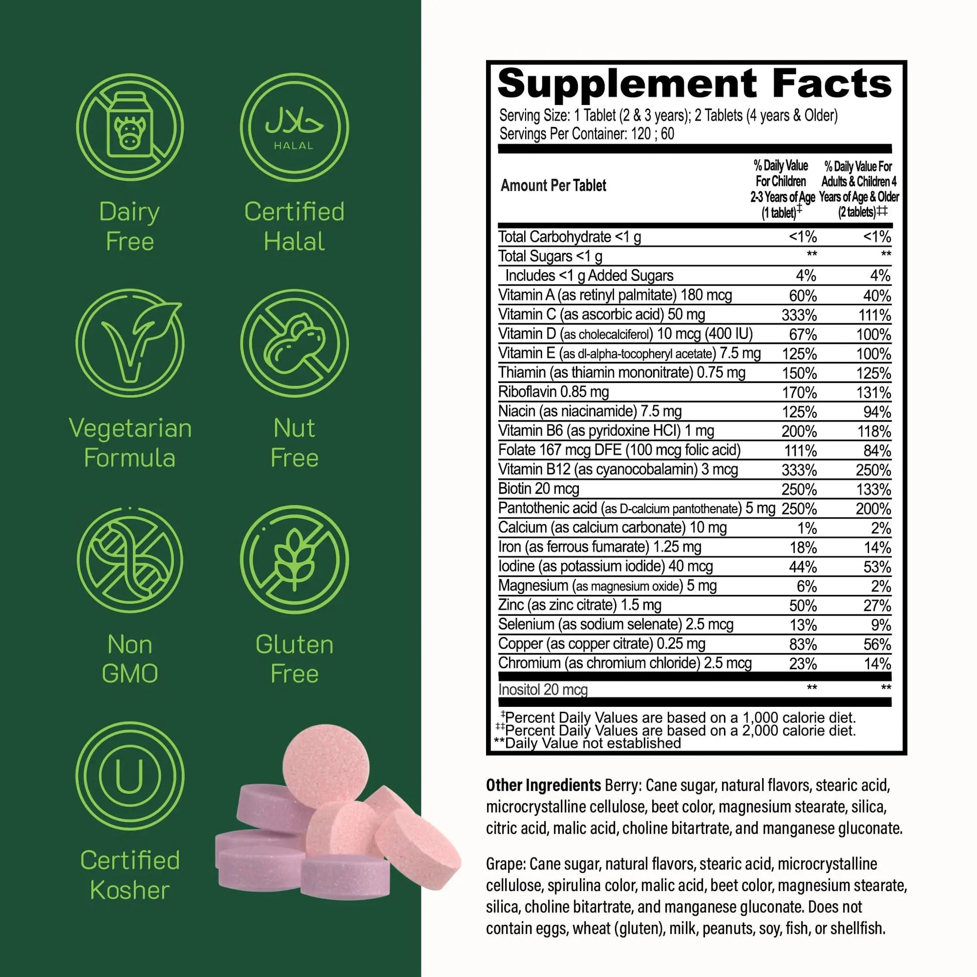 YUM-V'S Probiotics & Multivitamin Bundle for Kids – Probiotic with Prebiotic Fiber Chocolate Bears + Multivitamin & Multimineral with Iron Chewables – Digestive, Immune & Overall Health Support YUM-V'S Au supplements