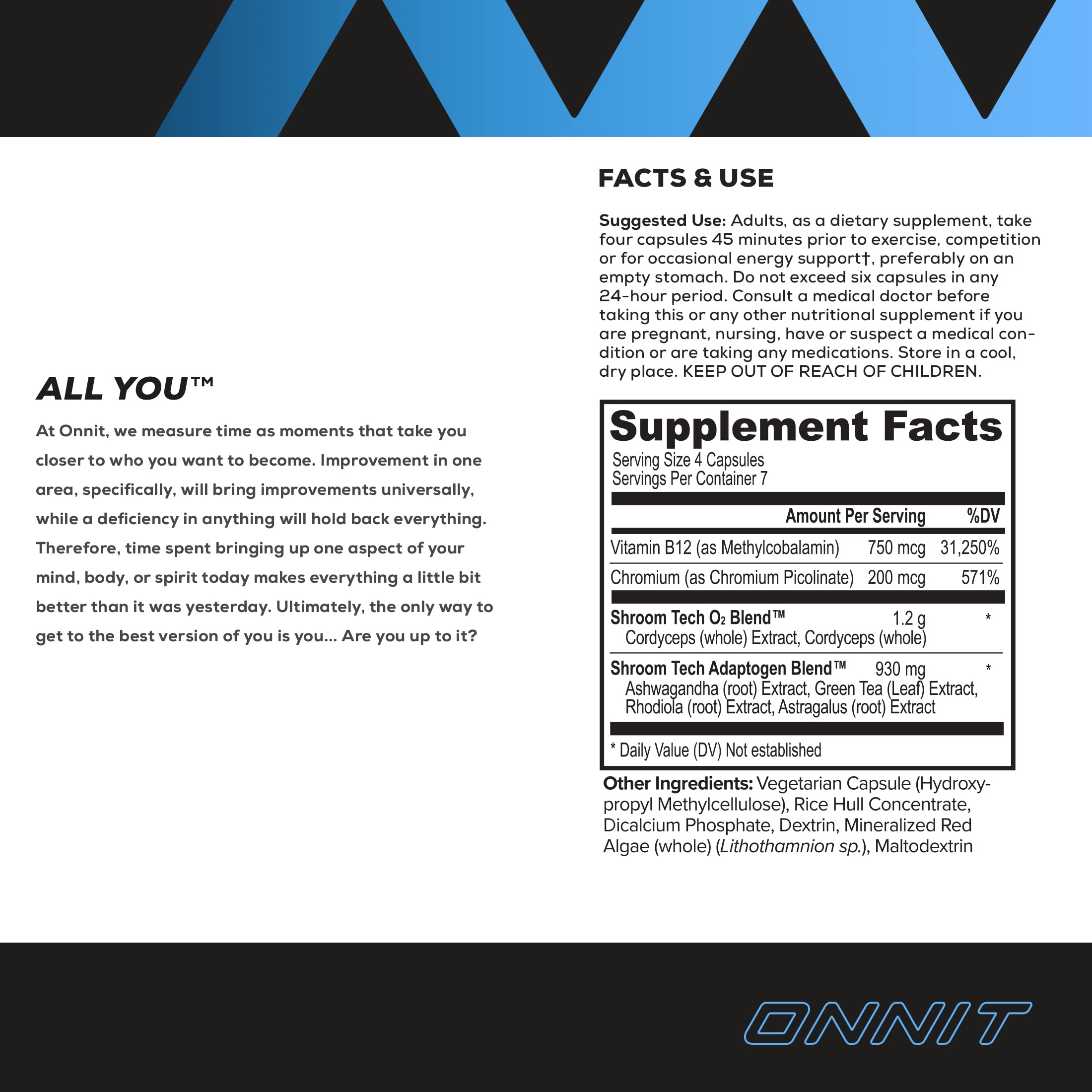 Onnit Shroom Tech SPORT: Clinically Studied Preworkout Supplement with Cordyceps ONNIT Au supplements