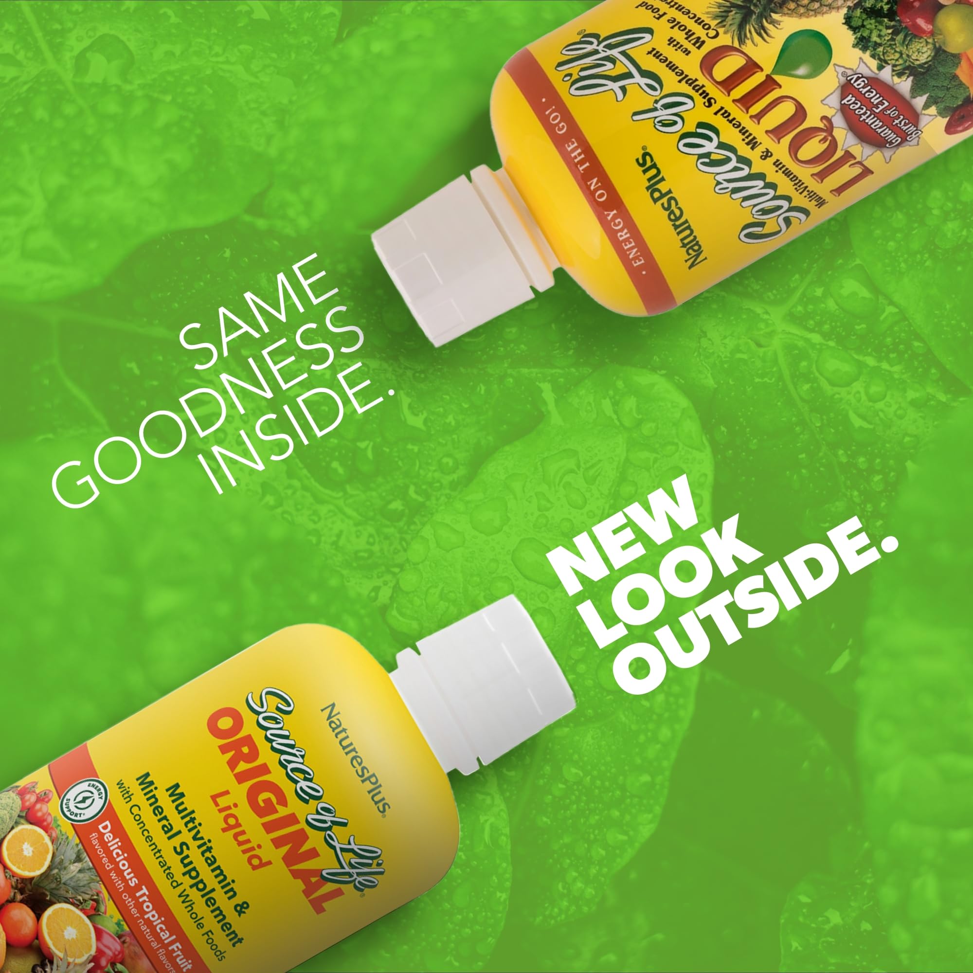 NaturesPlus Source of Life Liquid - 30 fl oz - Tropical Fruit Flavor - Wholefood Supplement, Energy Booster, Antioxidant - Vegetarian, Gluten-Free - 30 Servings Aus Healthcare Au supplements