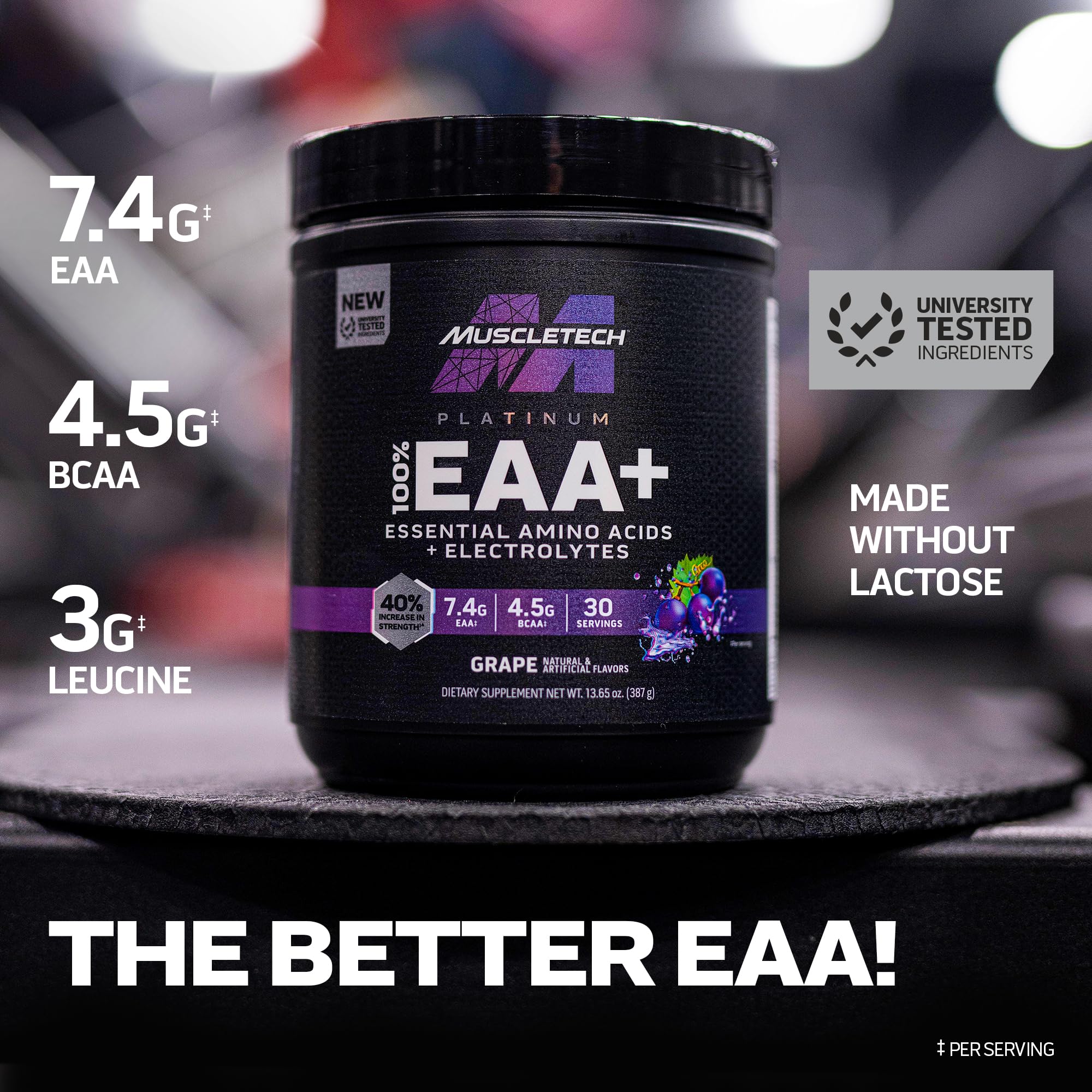 MuscleTech | Platinum 100% EAA+ |Essential Amino Acids | Muscle Strength Builder MuscleTech Au supplements