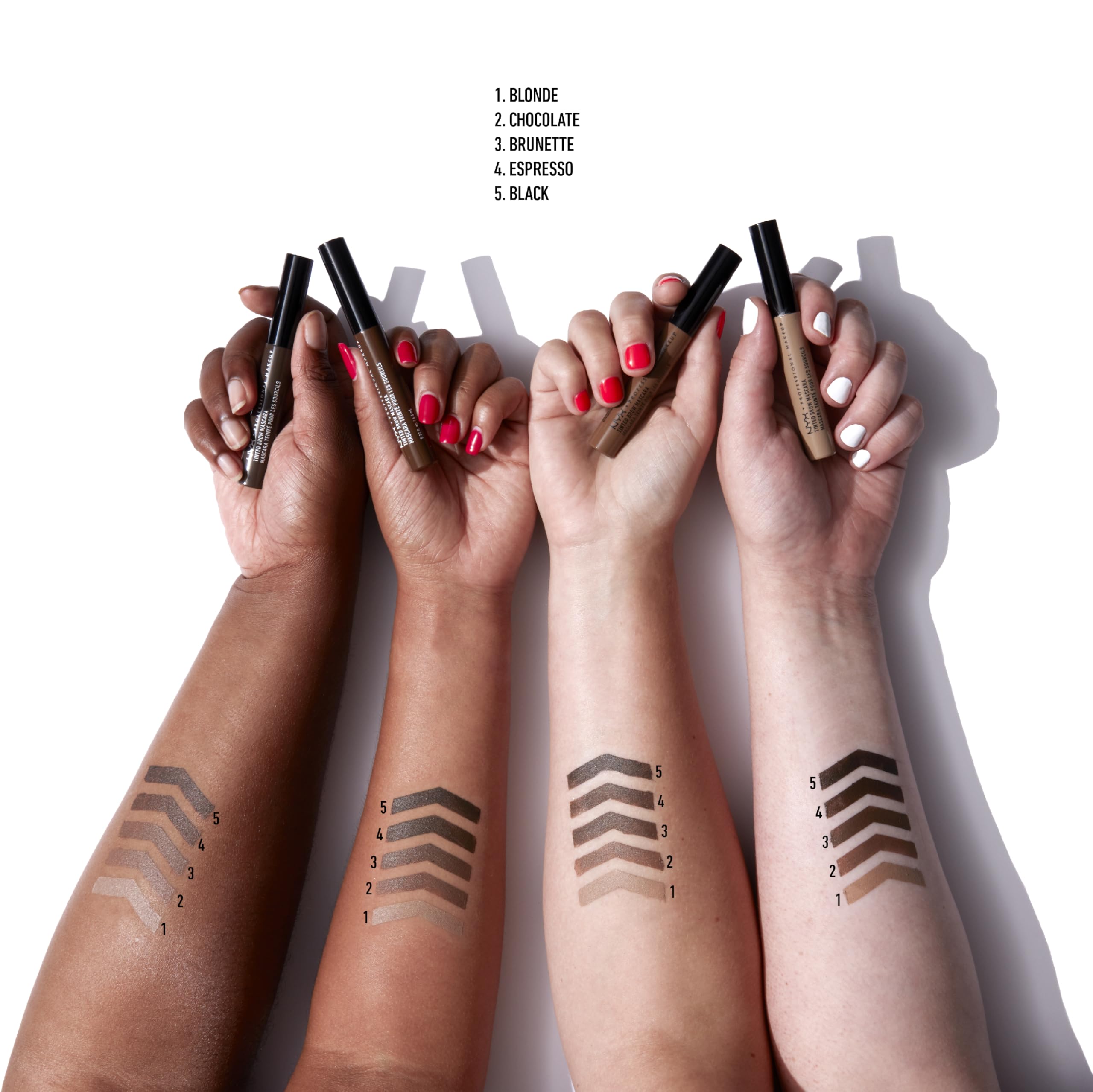 NYX PROFESSIONAL MAKEUP Tinted Eyebrow Mascara, Chocolate NYX PROFESSIONAL MAKEUP Au supplements