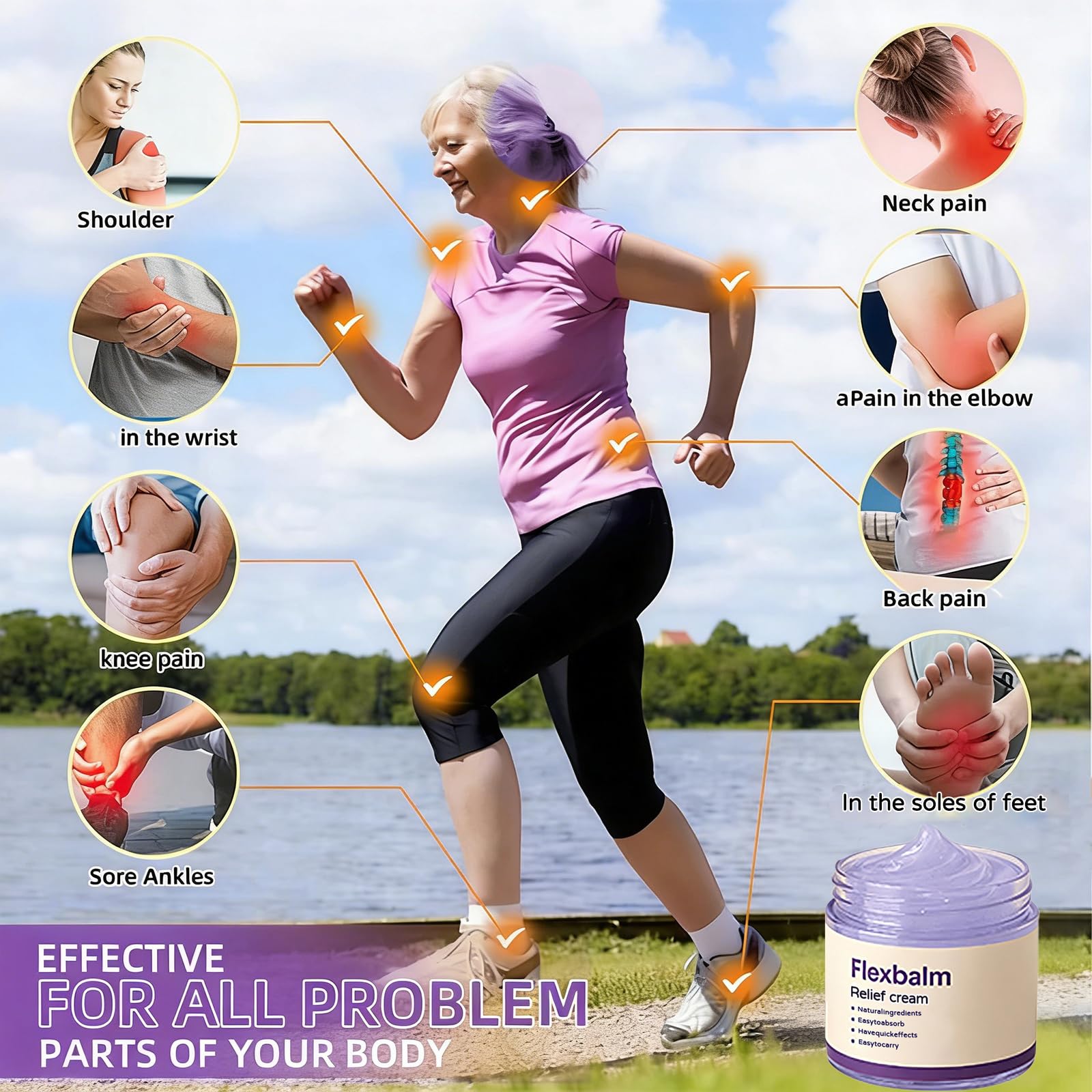 Flexbalm Rapid Joint Relief Therapy Gel 2.0, 2026 New Professional Relief Soothing Massage Gel, Flexbalm Rapid Joint Relief Cream for Back, Knee, Hands, Neck, Feet, for All Skin Types (2 Bottle) dooeka Au supplements