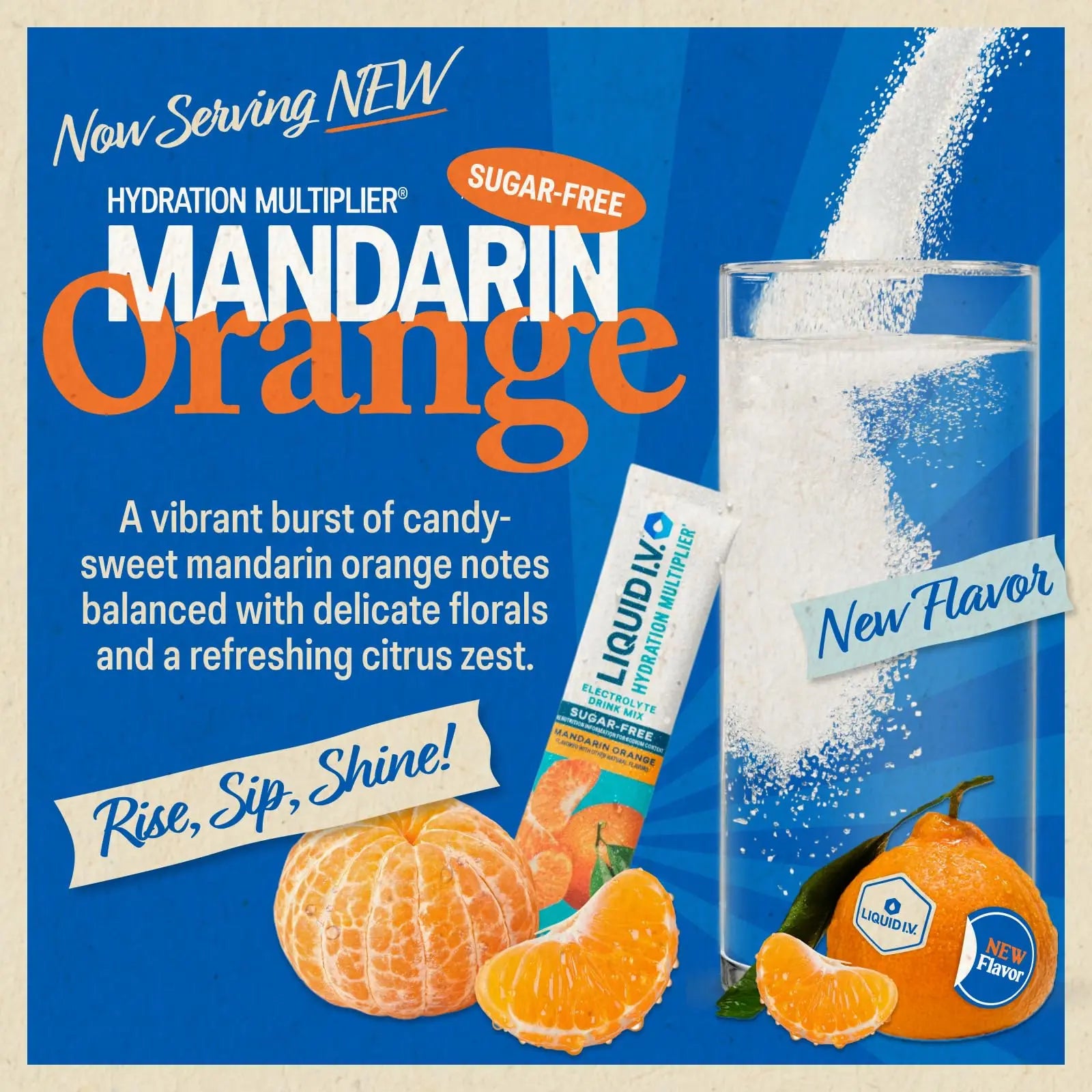 Liquid I.V.® Hydration Multiplier Sugar Free – Mandarin Orange | Electrolyte Powder Drink Mix | 3 Pack (42 Servings) Liquid I.V. Au supplements