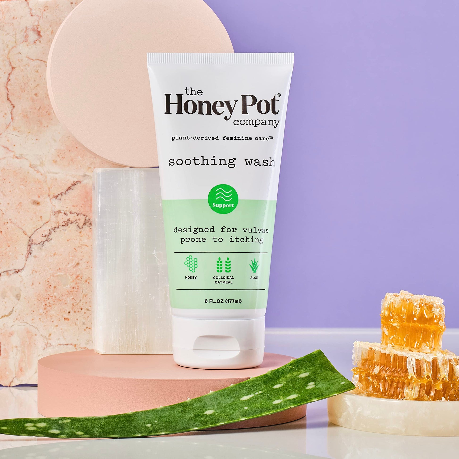 The Honey Pot Company - Anti-Itch Soothing Colloidal Oatmeal Wash - Plant Derived Feminine Care The Honey Pot Company Au supplements