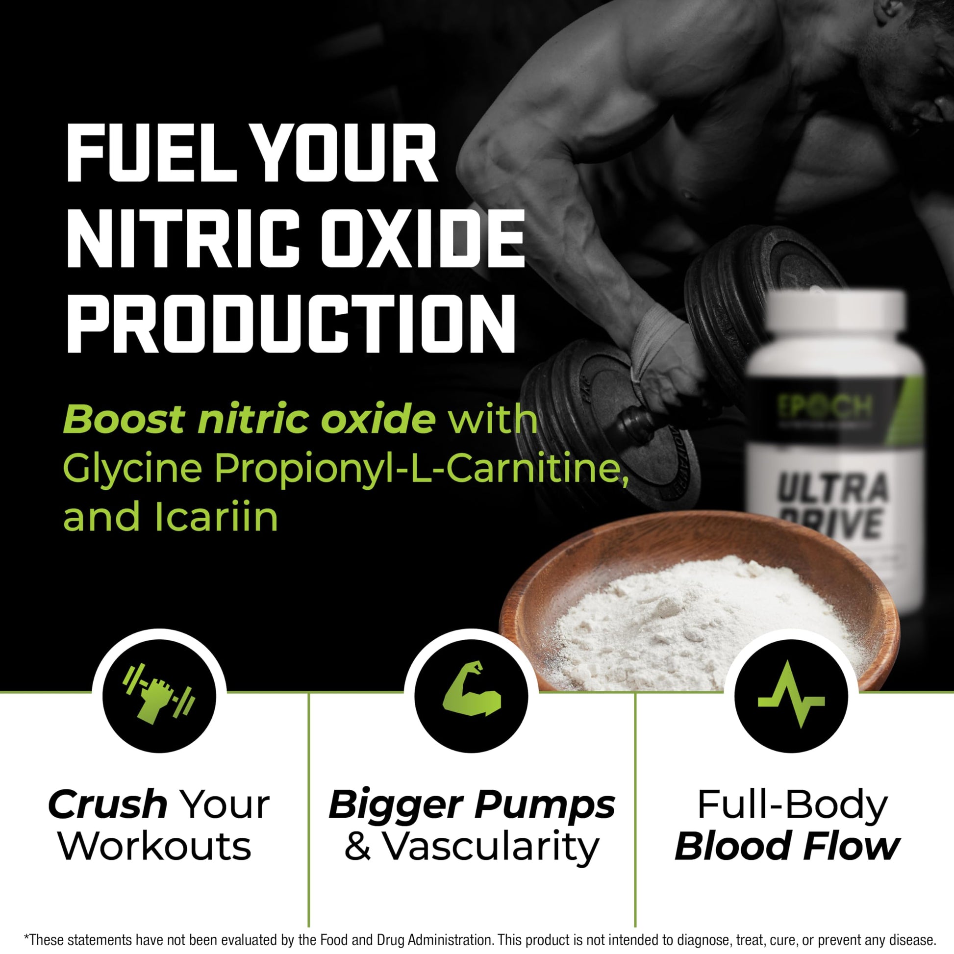 Epoch Nutrition | Ultra Drive – Advanced Performance Formula | Supports Energy, Endurance, and Healthy Circulation | with Tongkat Ali, Icariin & Nitric Oxide Support Epoch Nutrition Sciences Au supplements