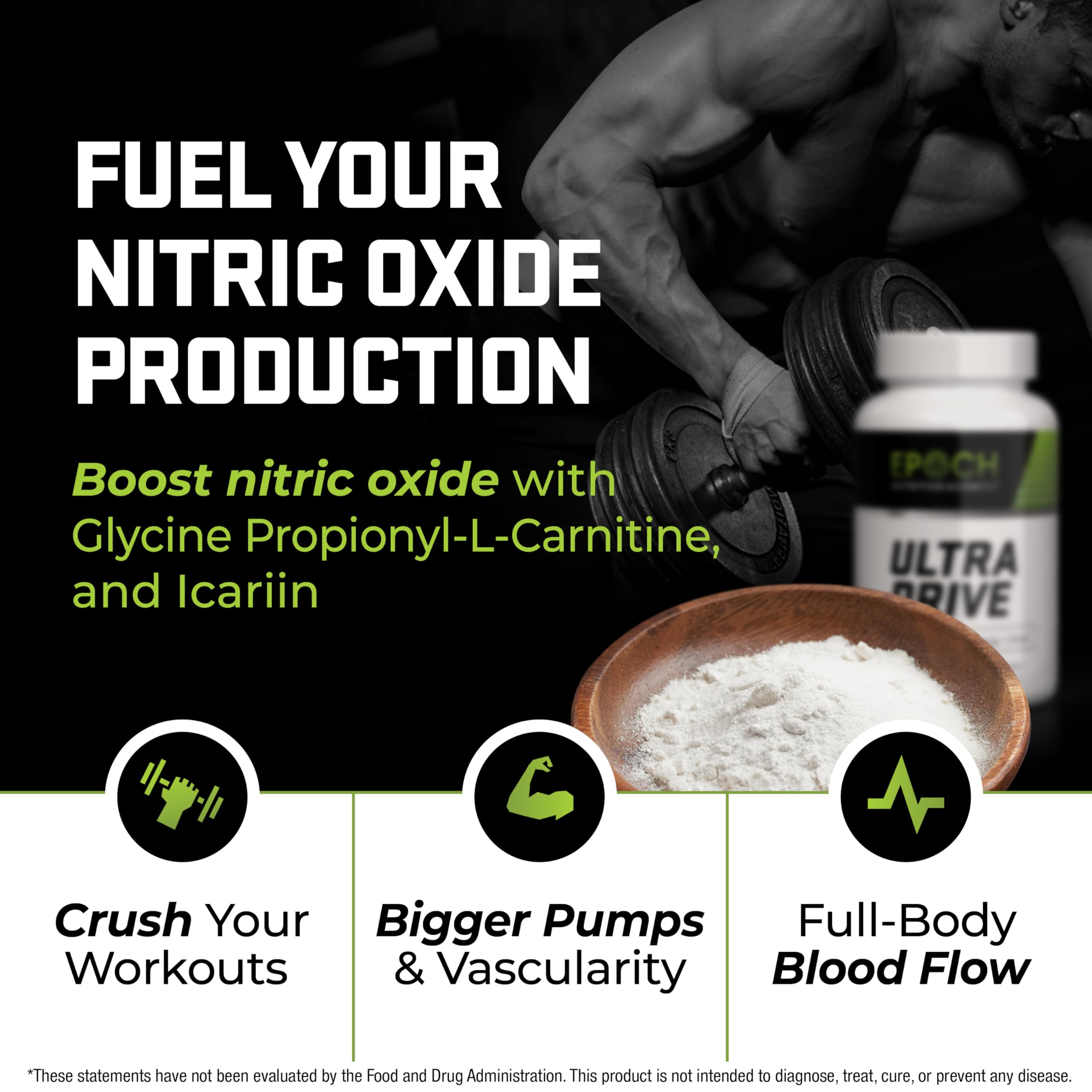 Epoch Nutrition | Ultra Drive – Advanced Performance Formula | Supports Energy, Endurance, and Healthy Circulation | with Tongkat Ali, Icariin & Nitric Oxide Support Epoch Nutrition Sciences Au supplements
