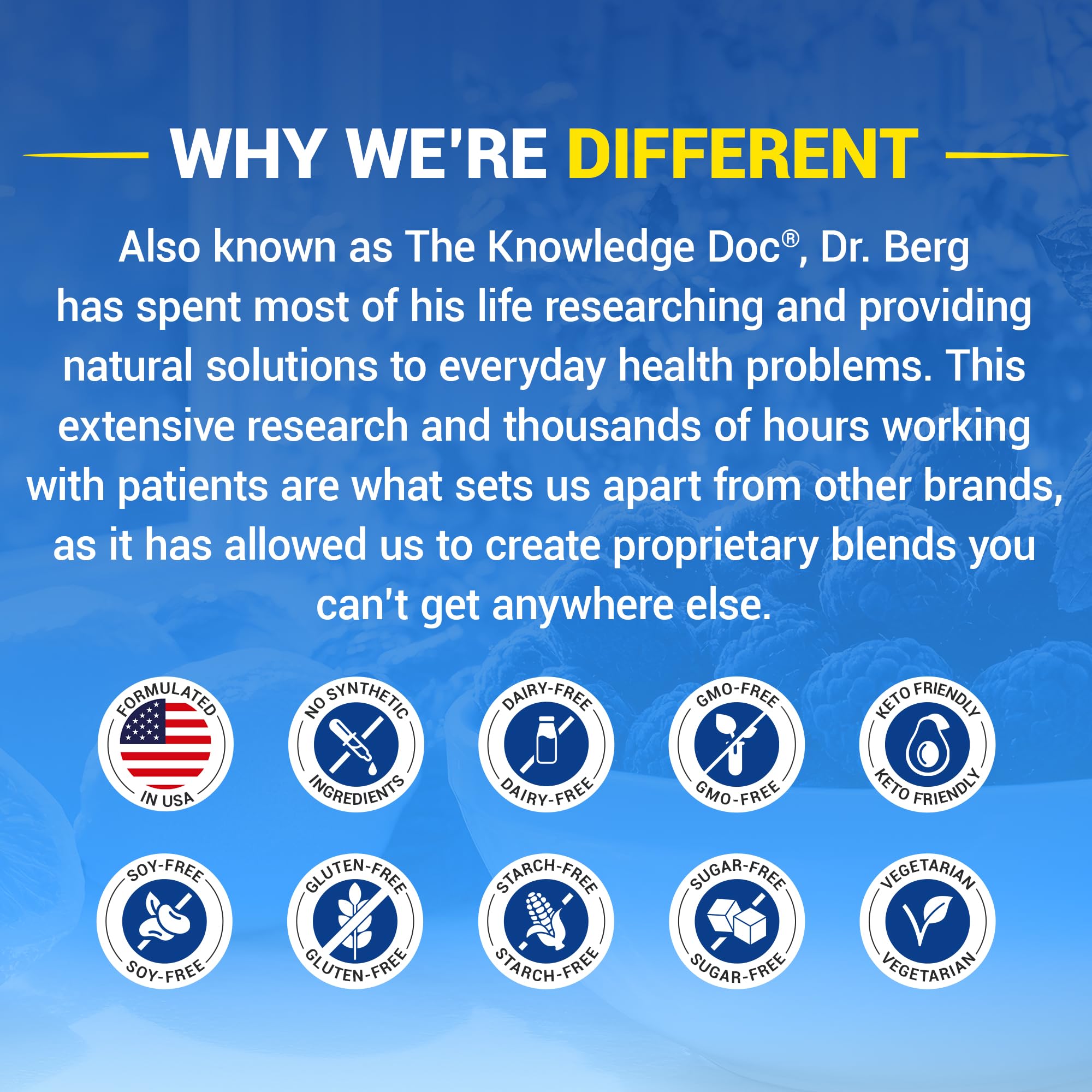 Dr. Berg Magnesium Glycinate Powder for Sleep, Relaxation, & Stress Relief - Now Includes Vitamin D3 & Zinc - Delicious Raspberry & Lemon Flavor (50 Servings) Magnesium Powder - Magnesium Drink Powder Dr. Berg Nutritionals Au supplements