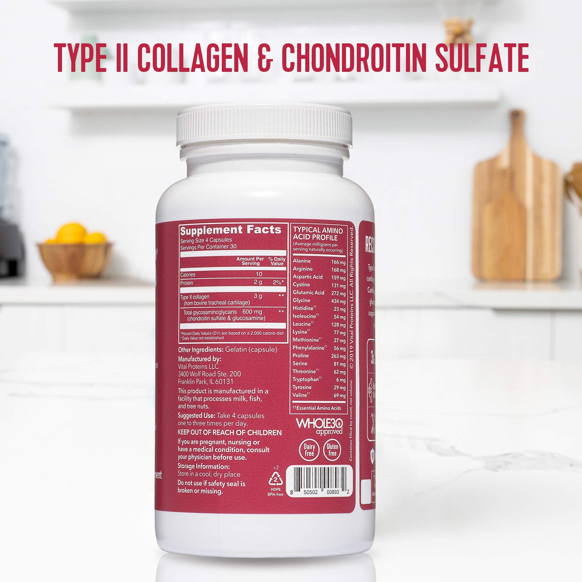 Vital Proteins Collagen Peptides Powder 19.3oz+ Collagen Pills, Type II Vital Proteins Au supplements