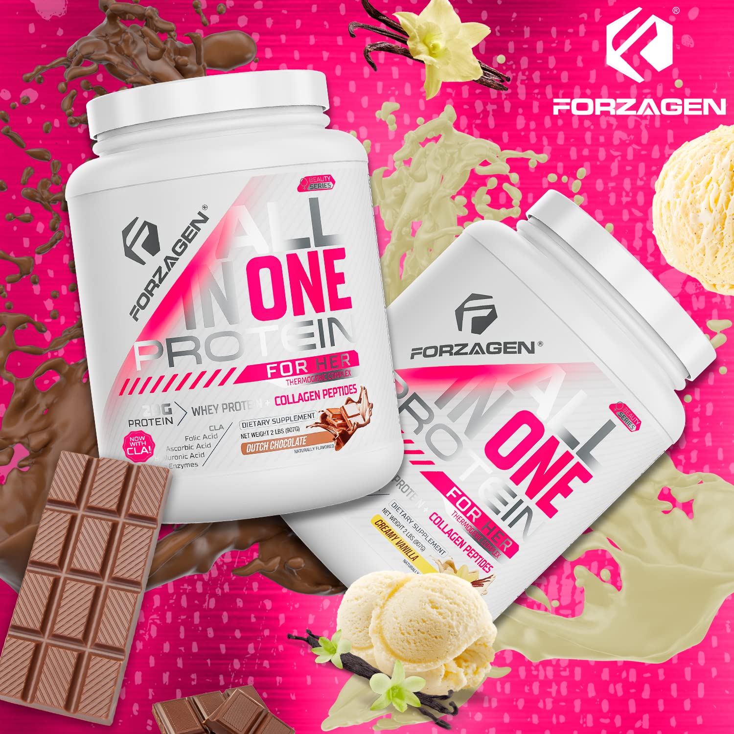 Forzagen Protein Powder for Women - Protein Shake With Collagen Powder for Women Forzagen Au supplements