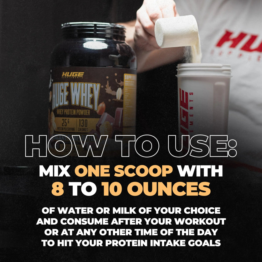 Huge Supplements Whey Protein Concentrate Powder - 25g Protein Per Serving Huge Supplements uk supplements