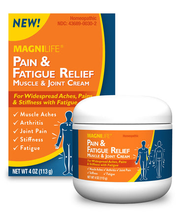 MagniLife Pain and Fatigue Relief Cream, 4 oz, Fast-Acting Relief for Fibromyalgia Symptoms, Muscle Aches & Joint Pain, Helps Relieve Soreness & Tenderness, Deep Penetrating Formula MagniLife Au supplements