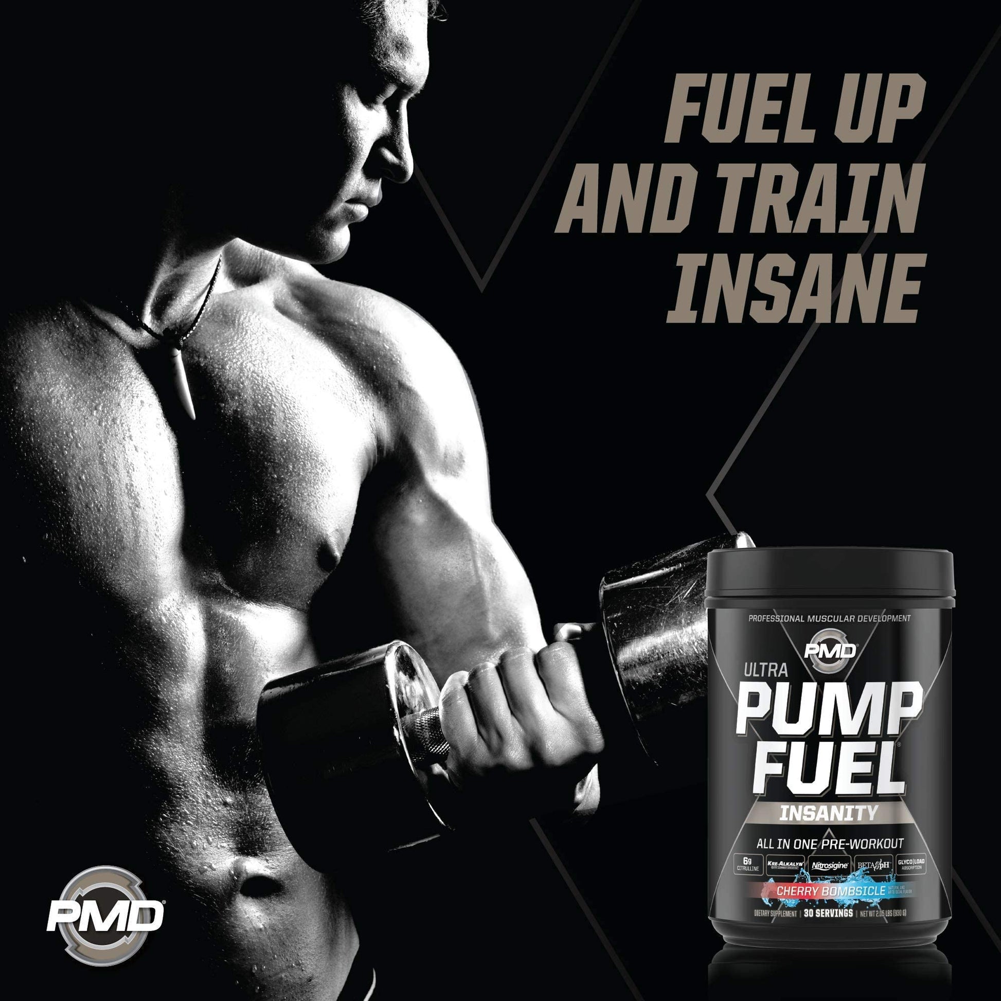 PMD Sports Ultra Pump Fuel Insanity - Pre Workout – Cherry Bombsicle (30 Servings) PMD Au supplements