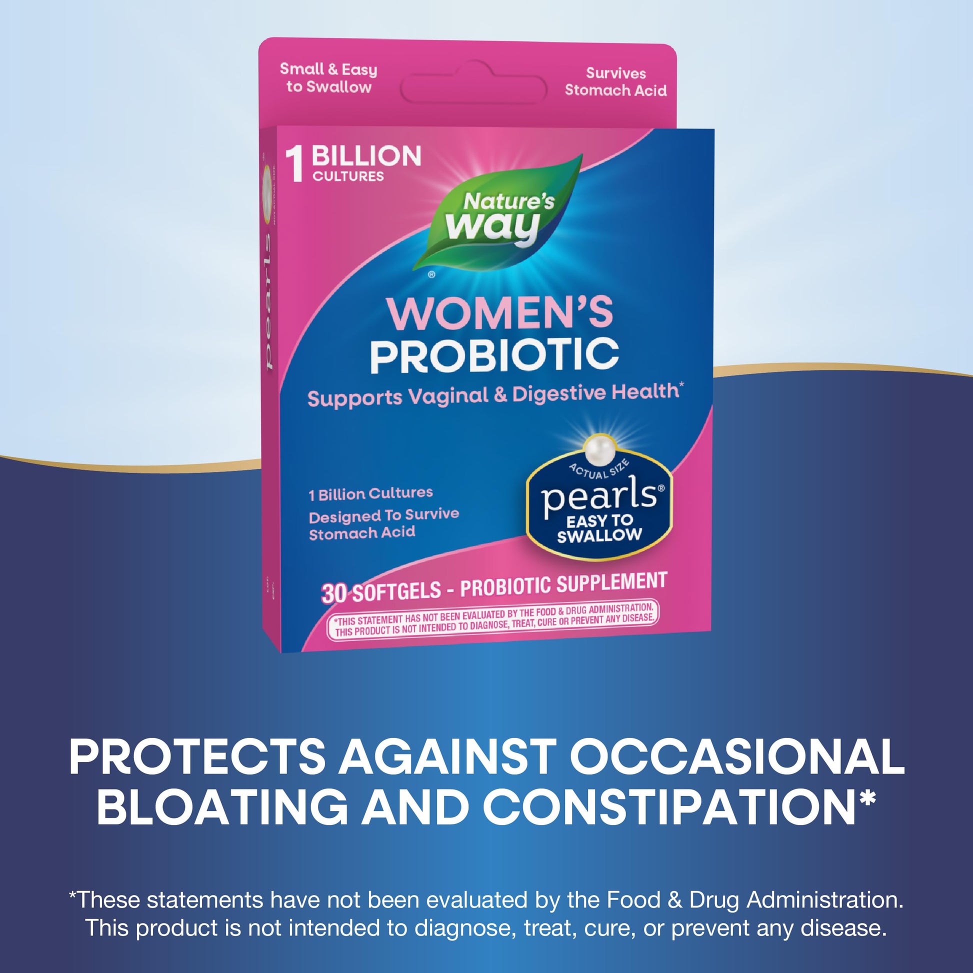 Nature's Way Women's Probiotic Pearls, Supports Vaginal and Digestive Health*, 1 Billion Live Cultures Nature's Way Au supplements
