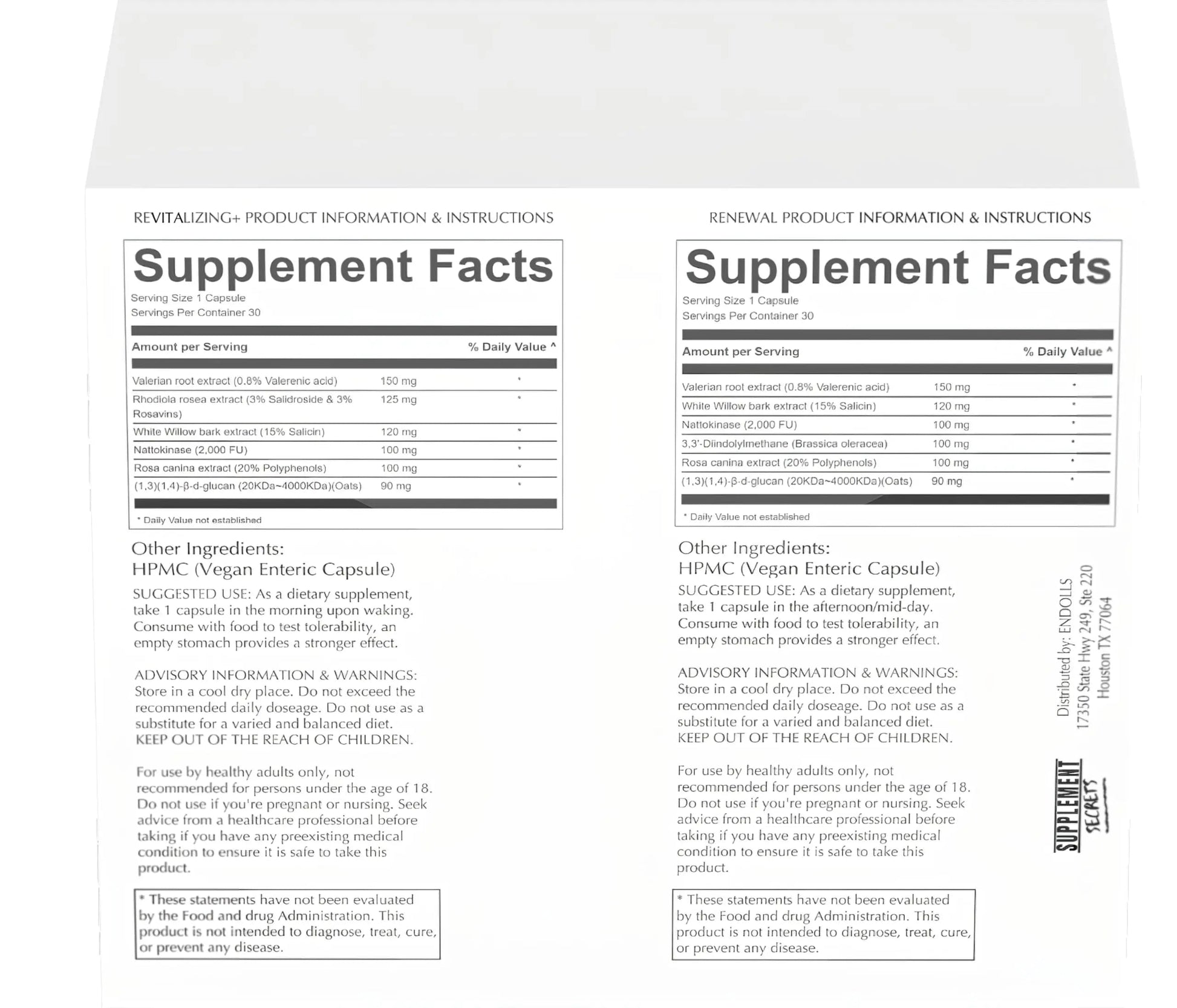 ENDOLLS Endo Warrior Natural Support ENDOLLS Au supplements