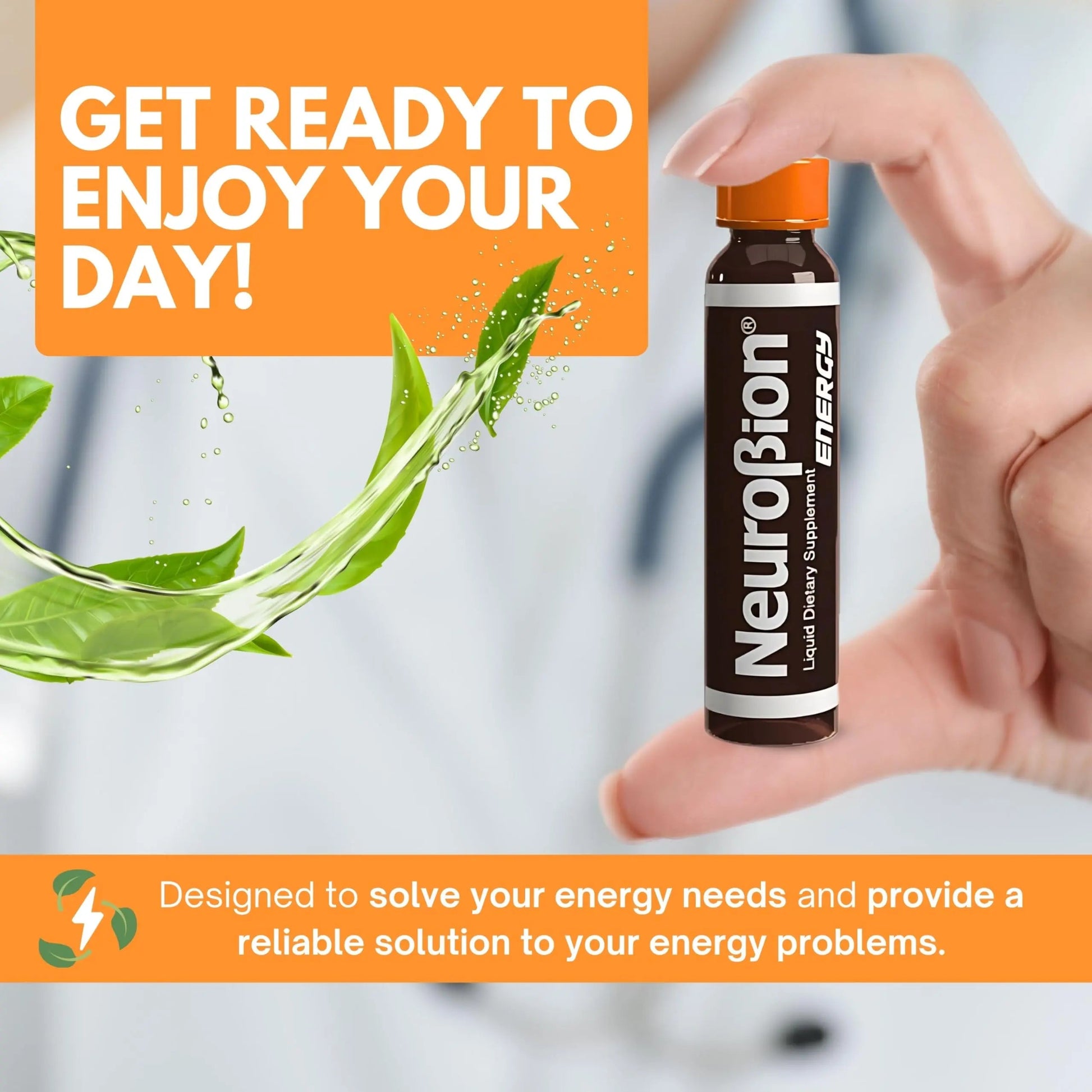 Neurobion Energy Liquid Dietary Supplement Multivitamins + Enegy Blend 10 vials x 250 ml Neurobion Au supplements