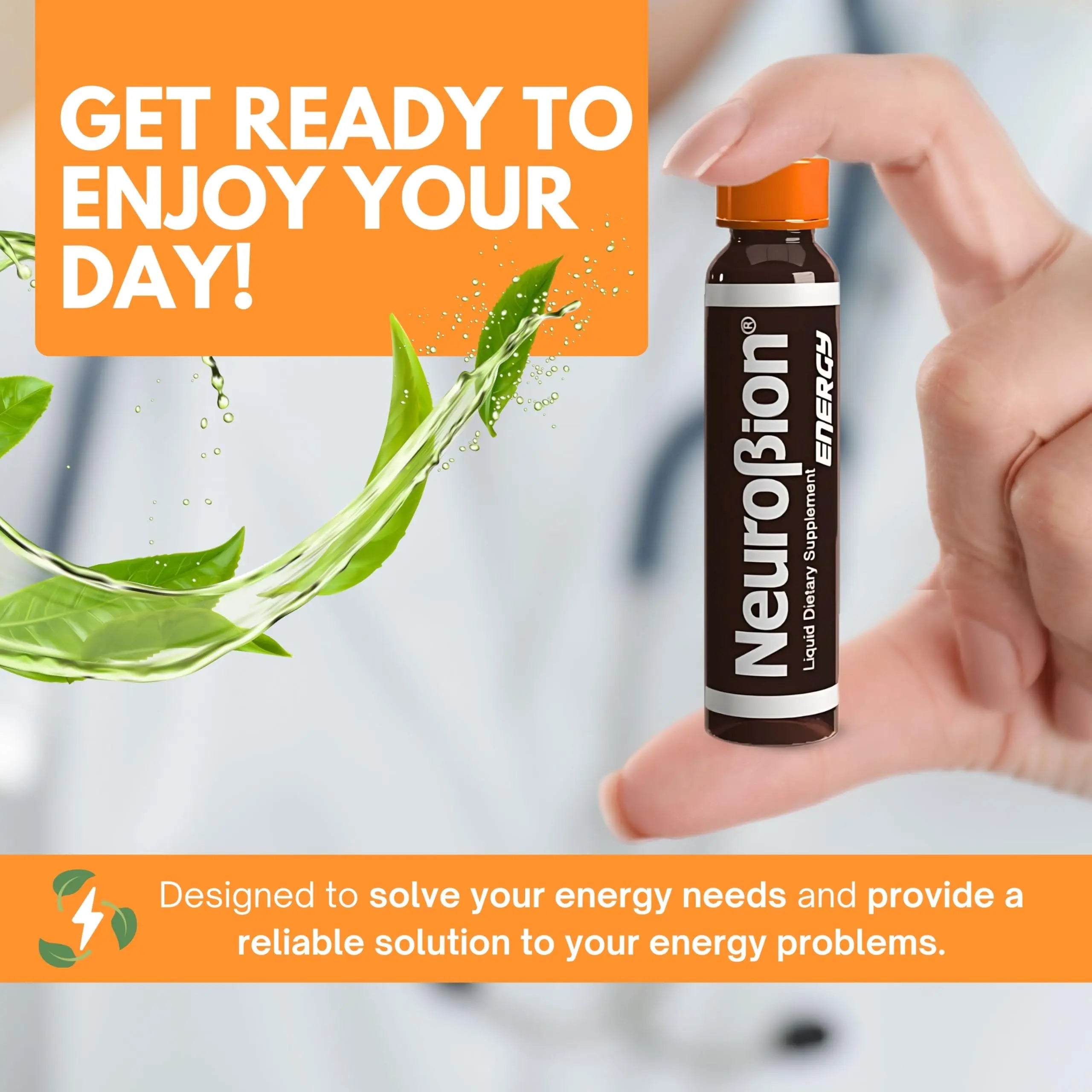 Neurobion Energy Liquid Dietary Supplement Multivitamins + Enegy Blend 10 vials x 250 ml Neurobion Au supplements